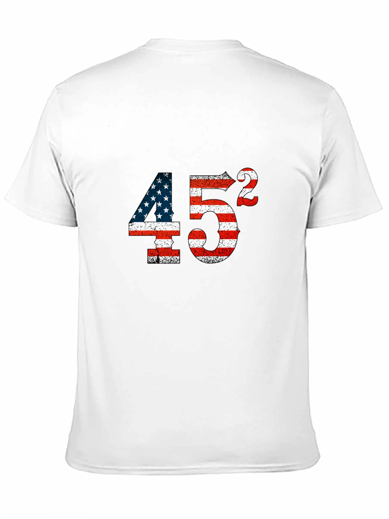 45 Squared American Flag Graphic Tee