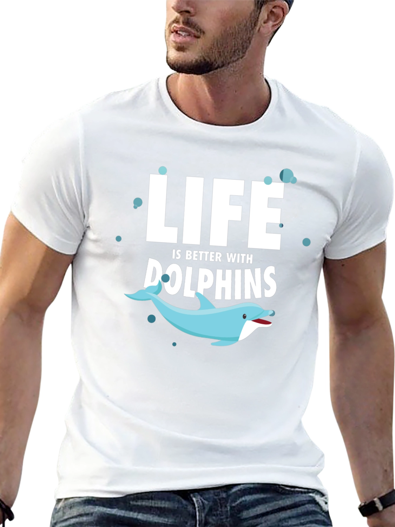 Life is Better With Dolphins T-Shirt