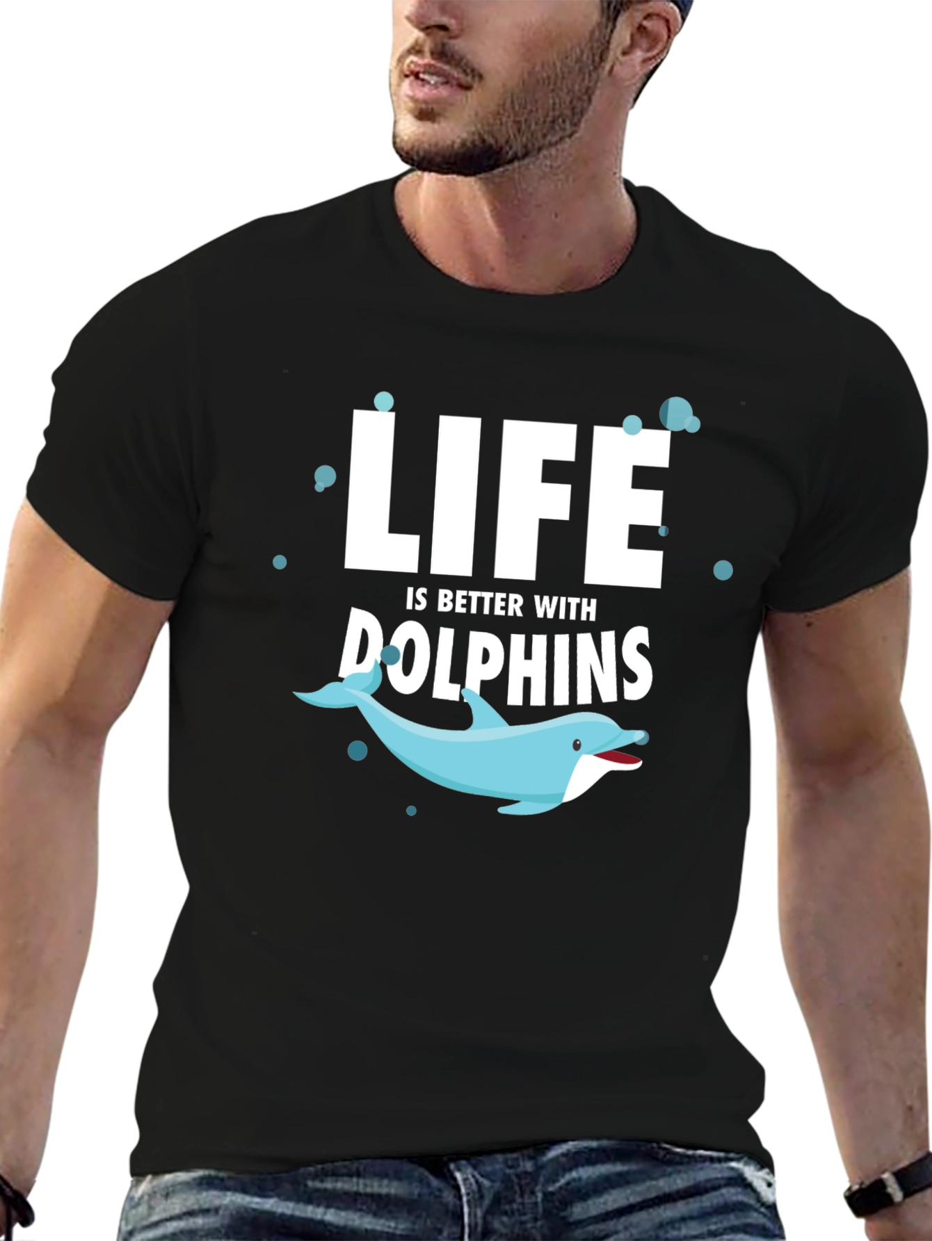 Life is Better With Dolphins T-Shirt