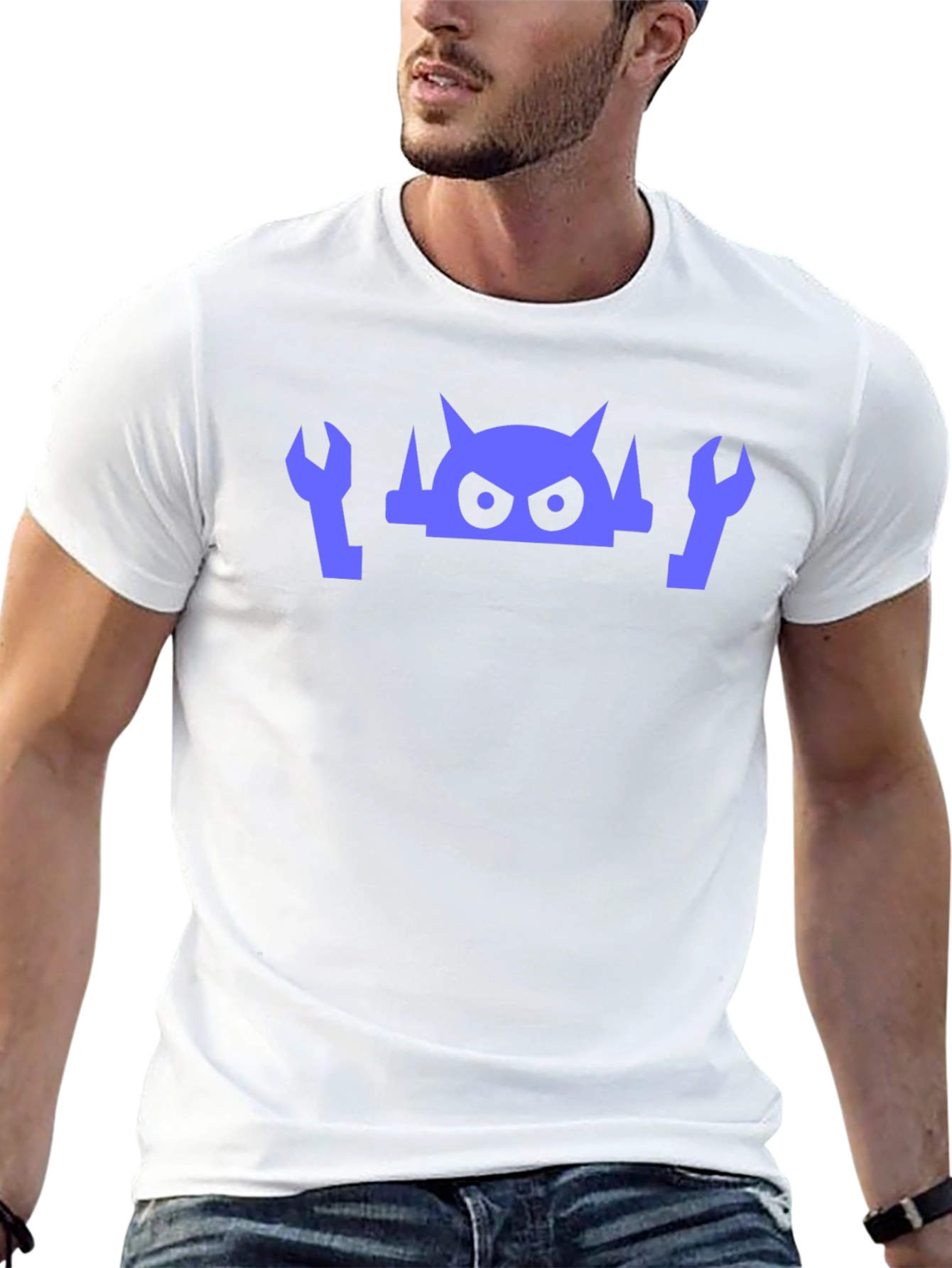 Orc Mechanic Graphic Tee - Black Cotton Shirt
