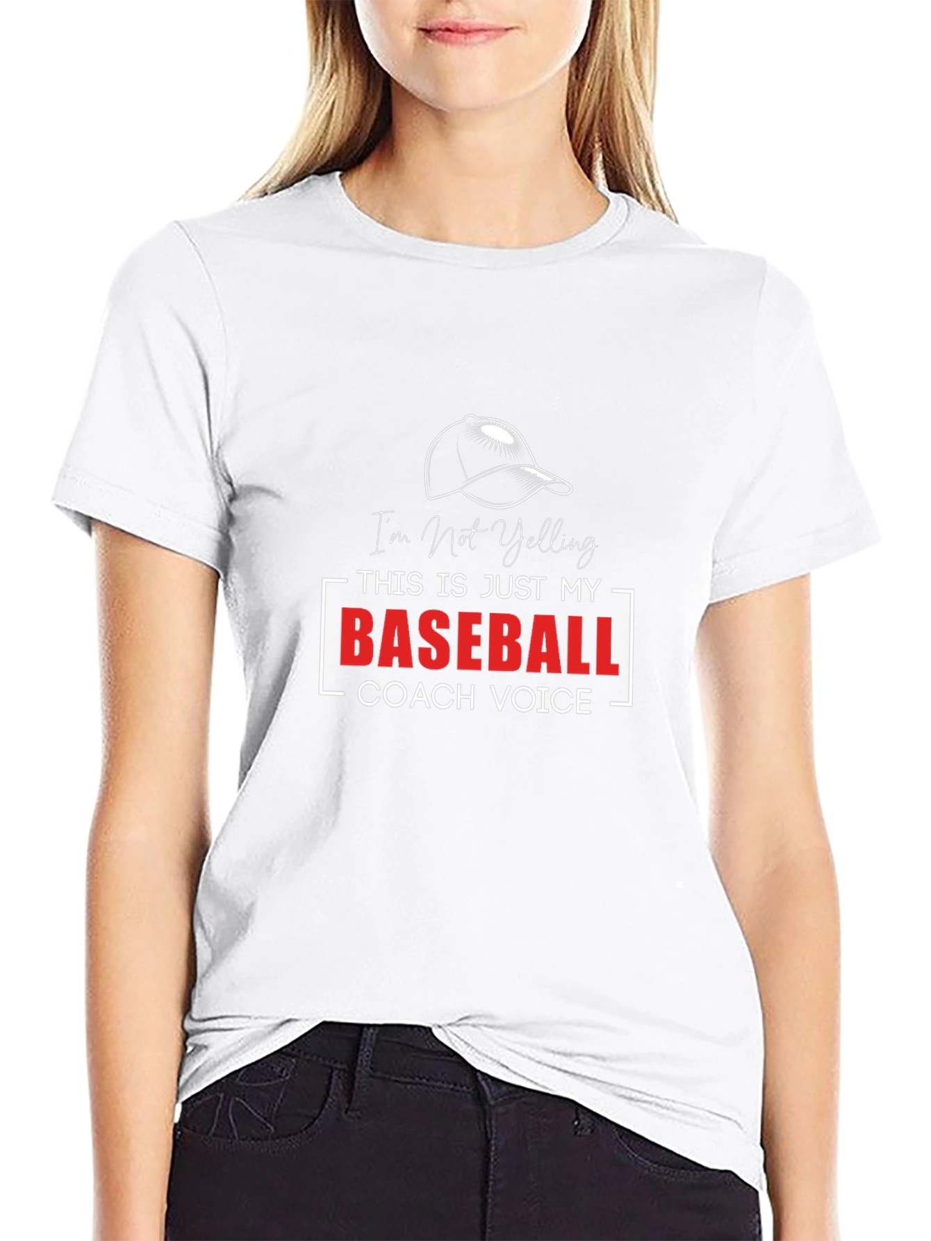 Baseball Coach Voice Tee - Funny Sports Shirt