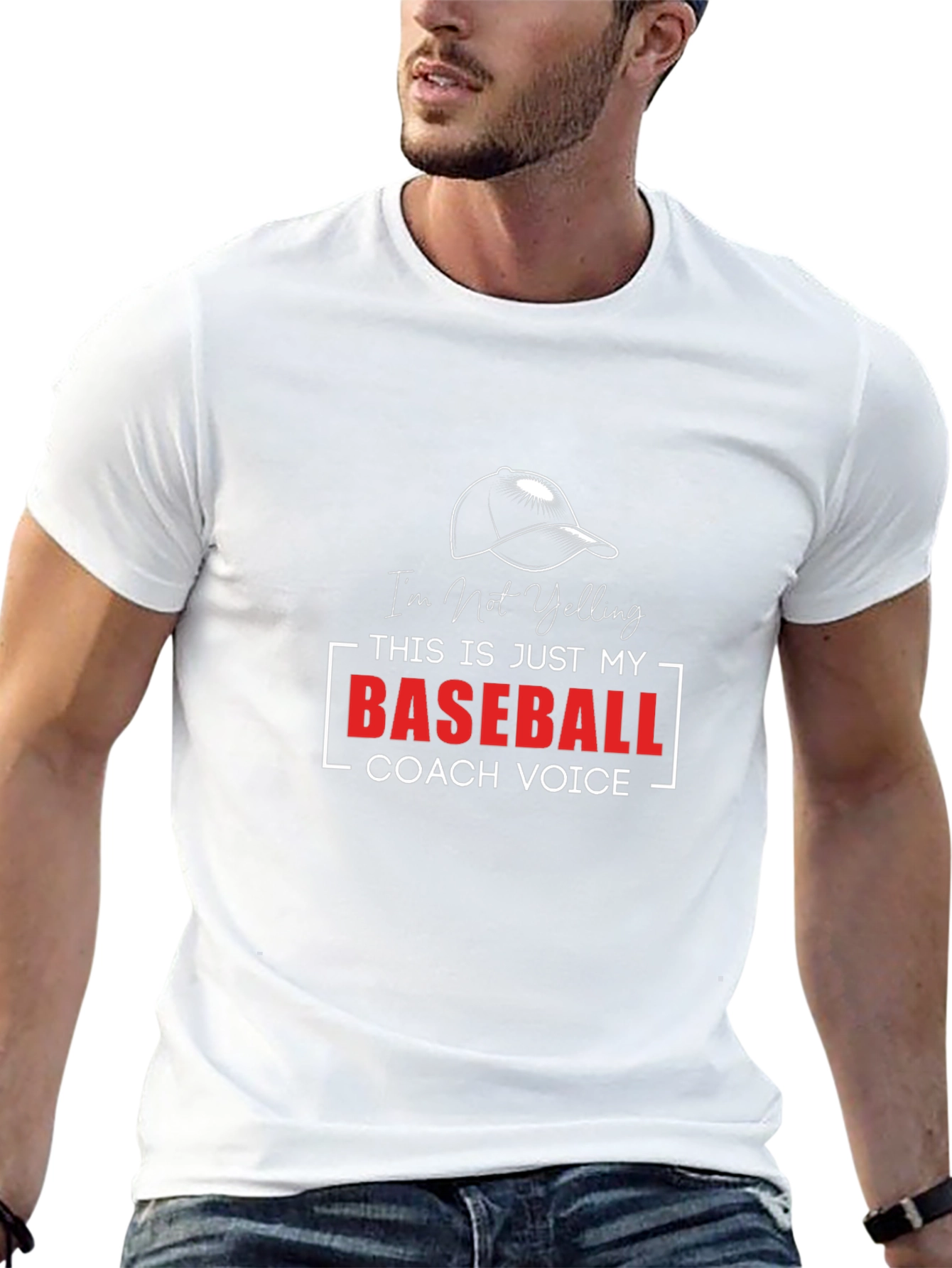 Baseball Coach Voice Tee - Funny Sports Shirt
