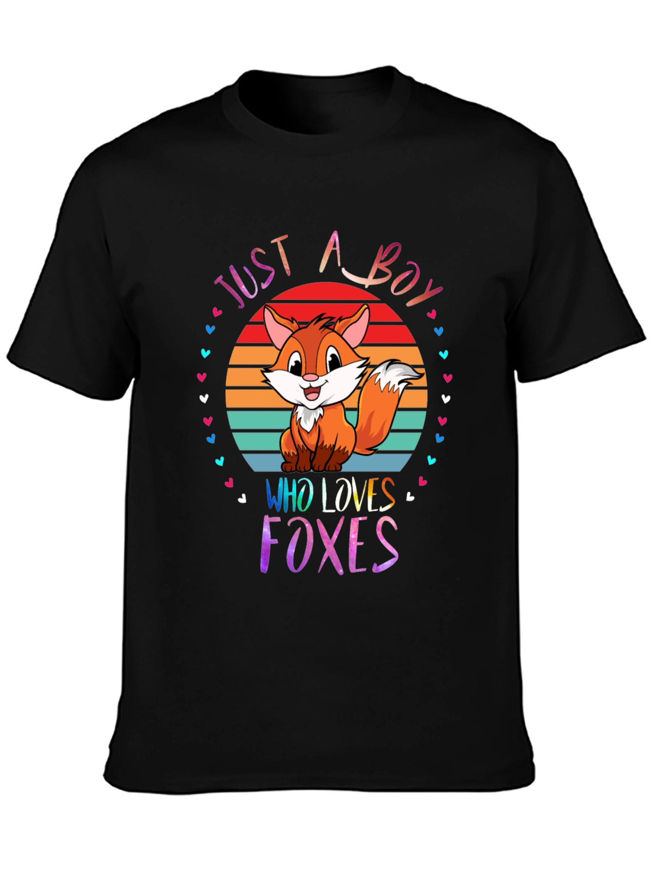 Just A Boy Who Loves Foxes T-Shirt