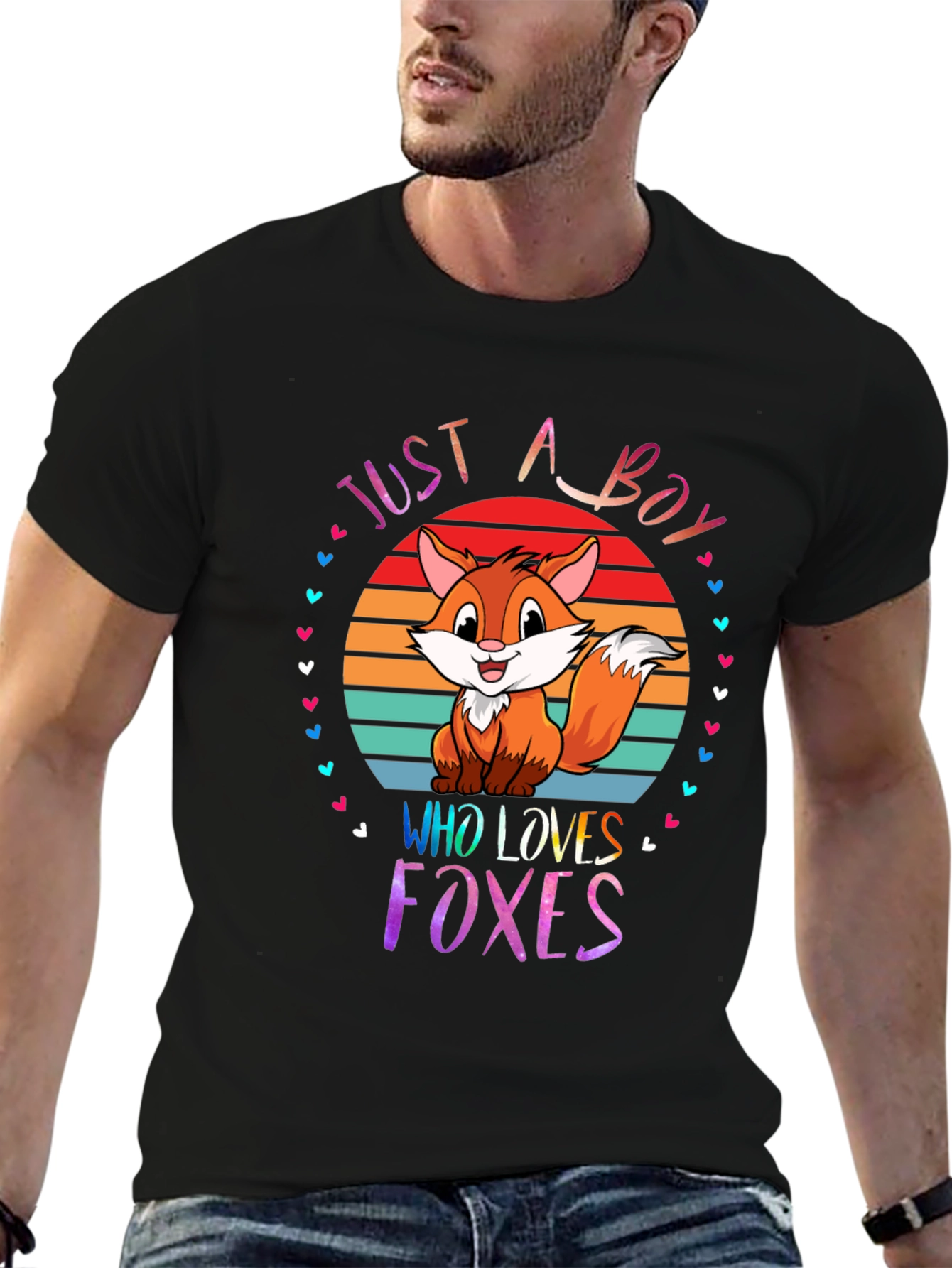 Just A Boy Who Loves Foxes T-Shirt