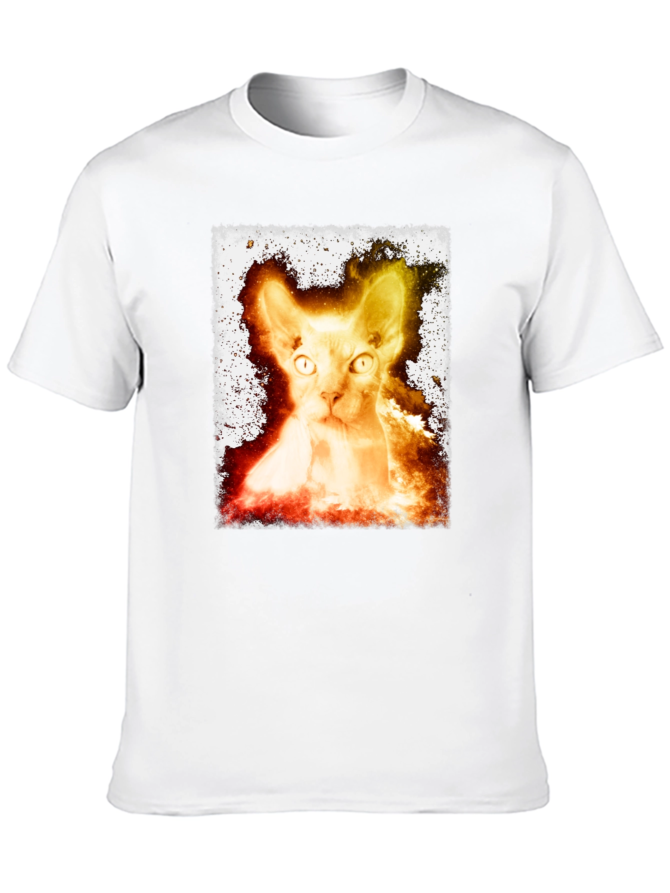 Sphynx Cat Graphic Tee - Unique Design