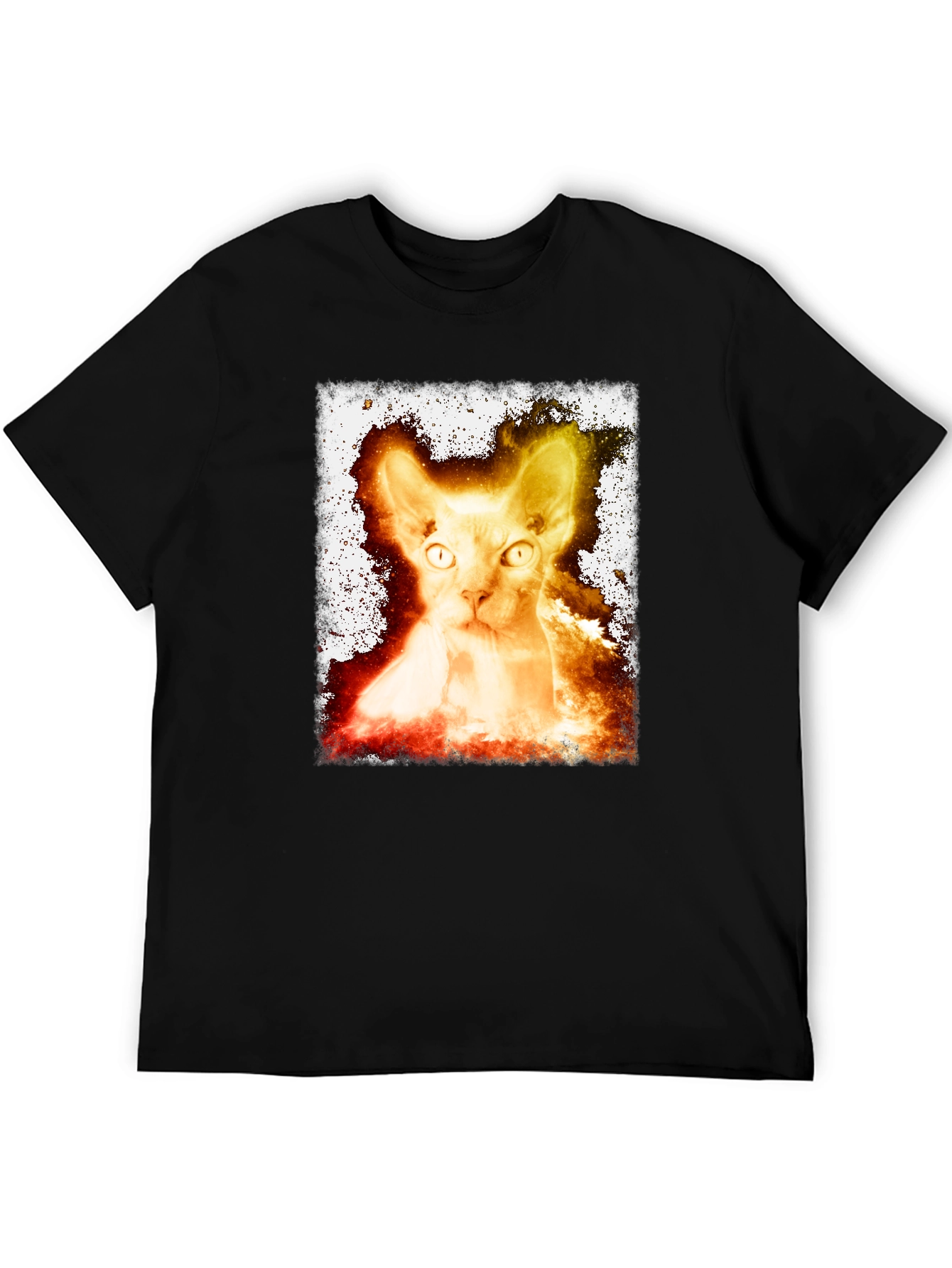 Sphynx Cat Graphic Tee - Unique Design