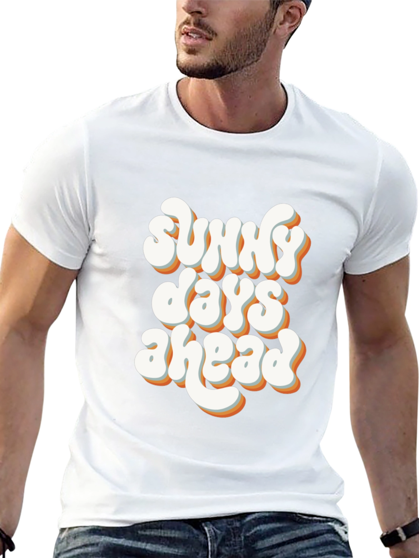 Sunny Days Ahead Graphic Tee - Black