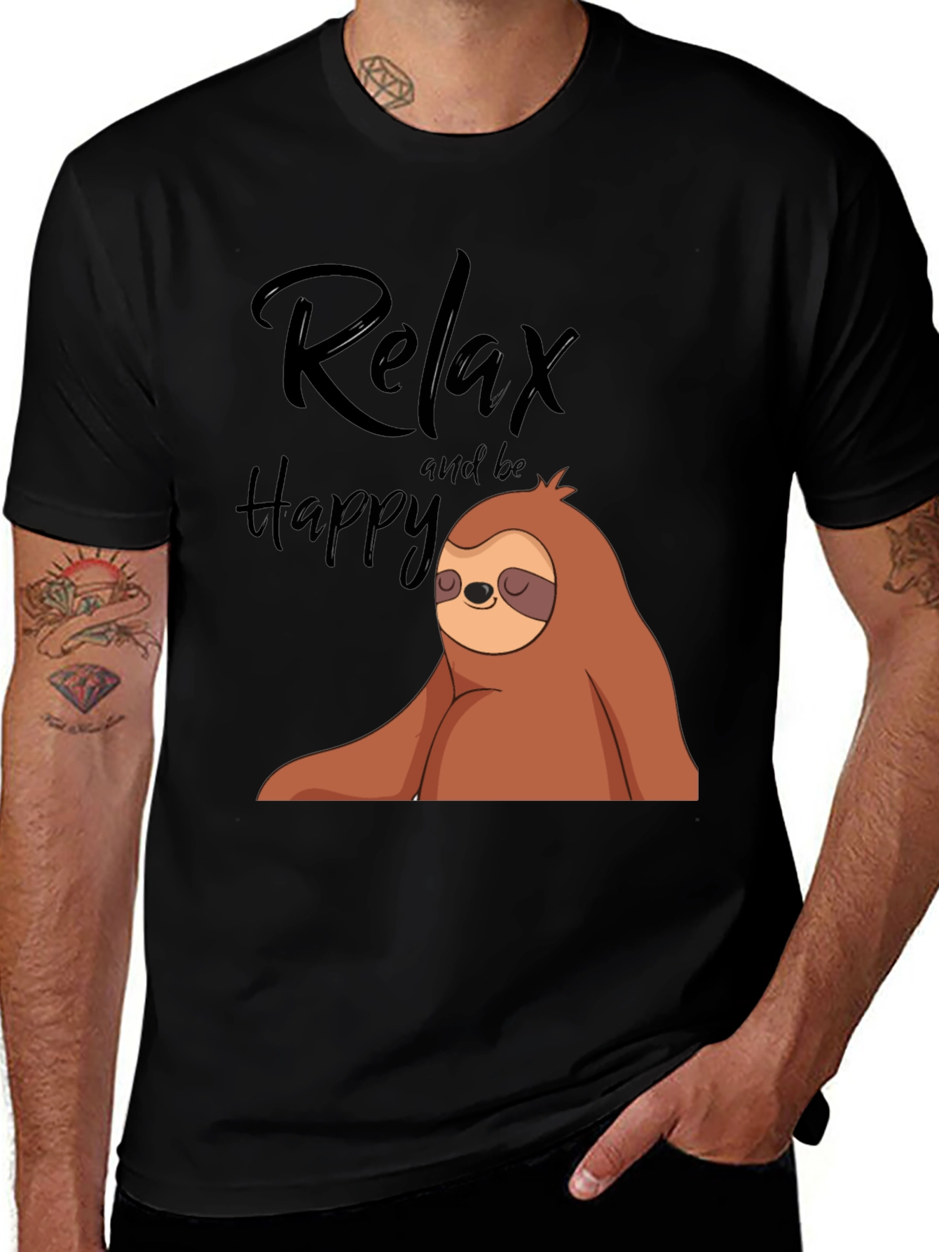 Relax Sloth Graphic Tee