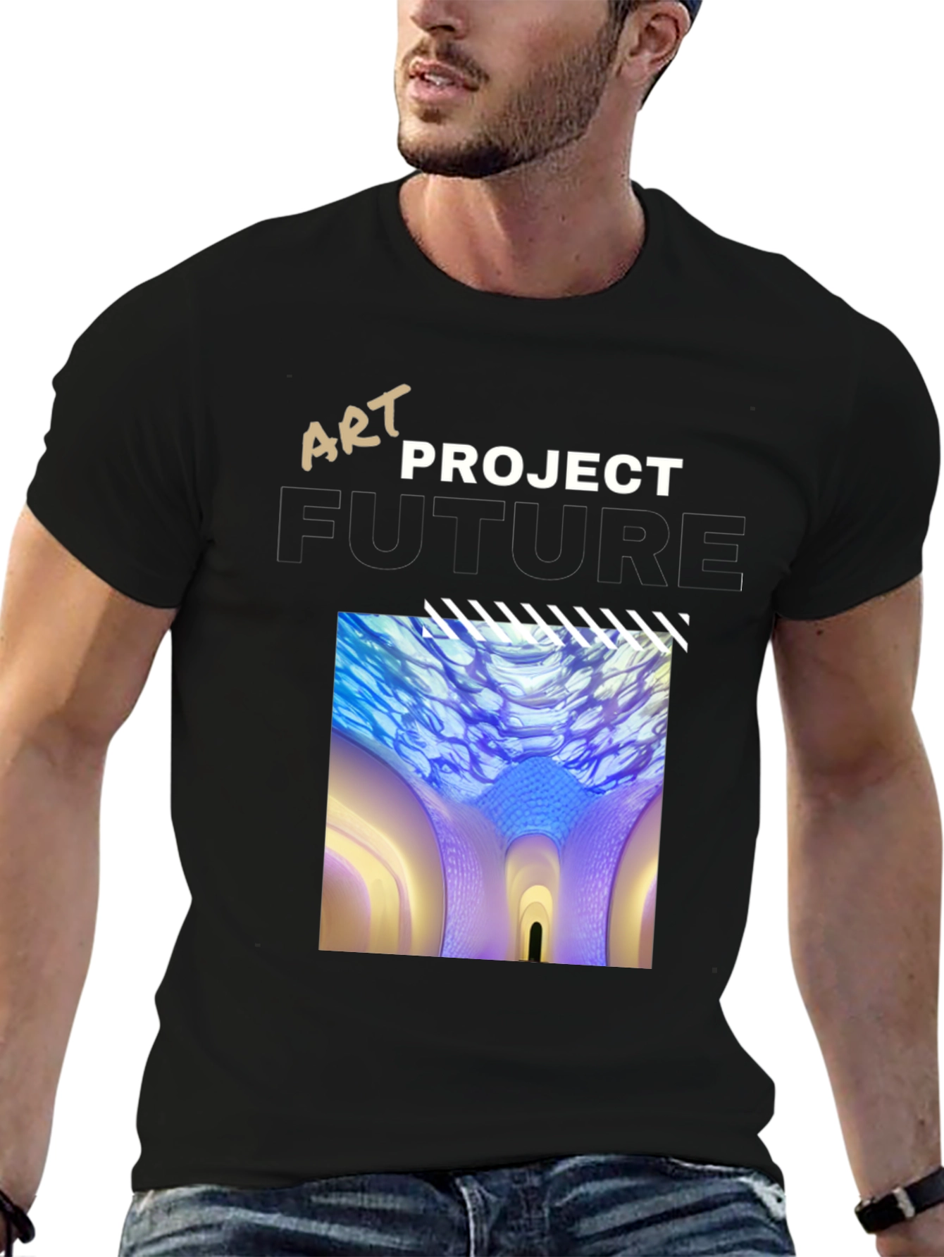 Art Project Future Black Graphic Tee