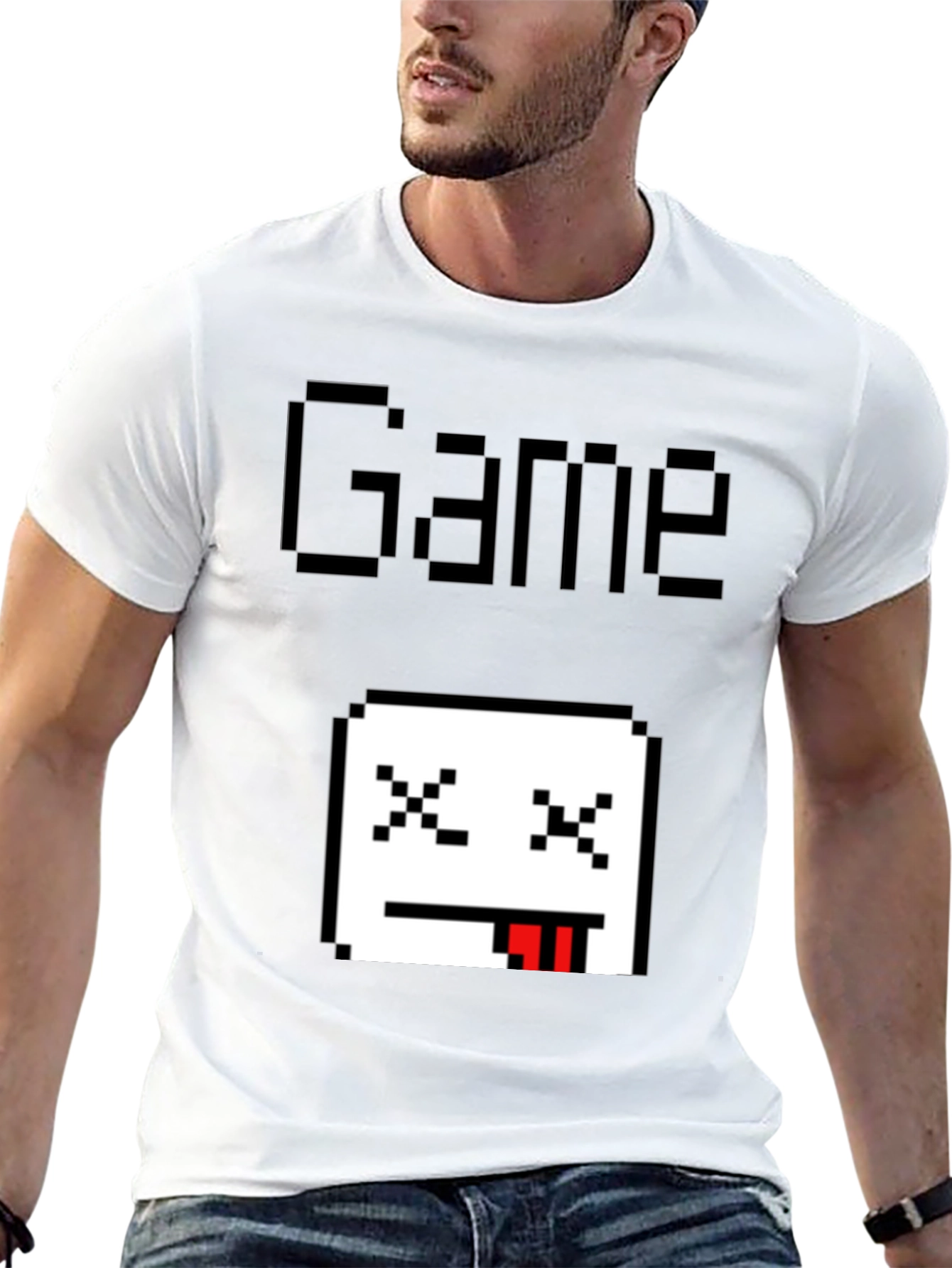 Game Over Pixel Art Graphic T-Shirt