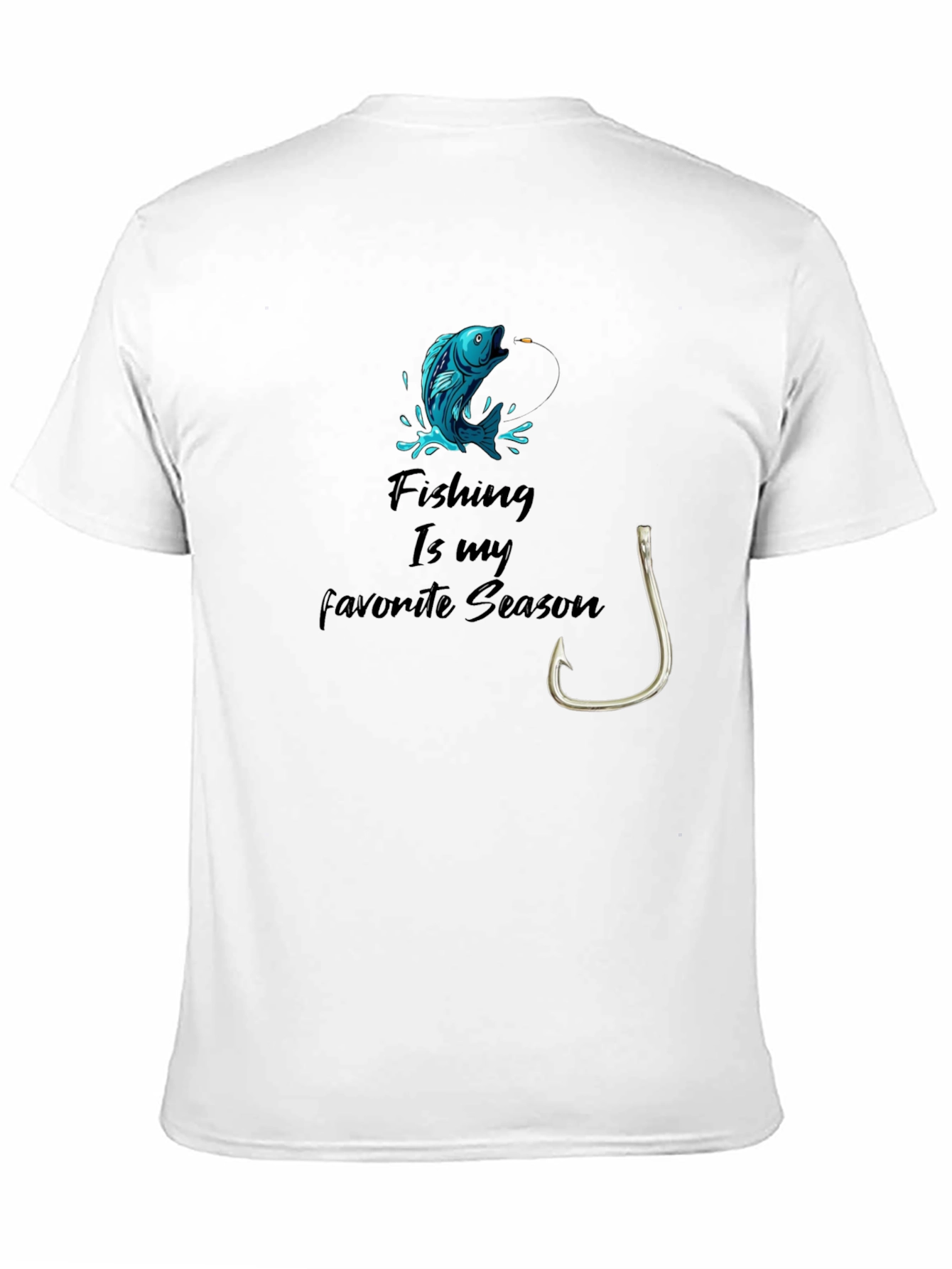 Fishing Season Black T-Shirt
