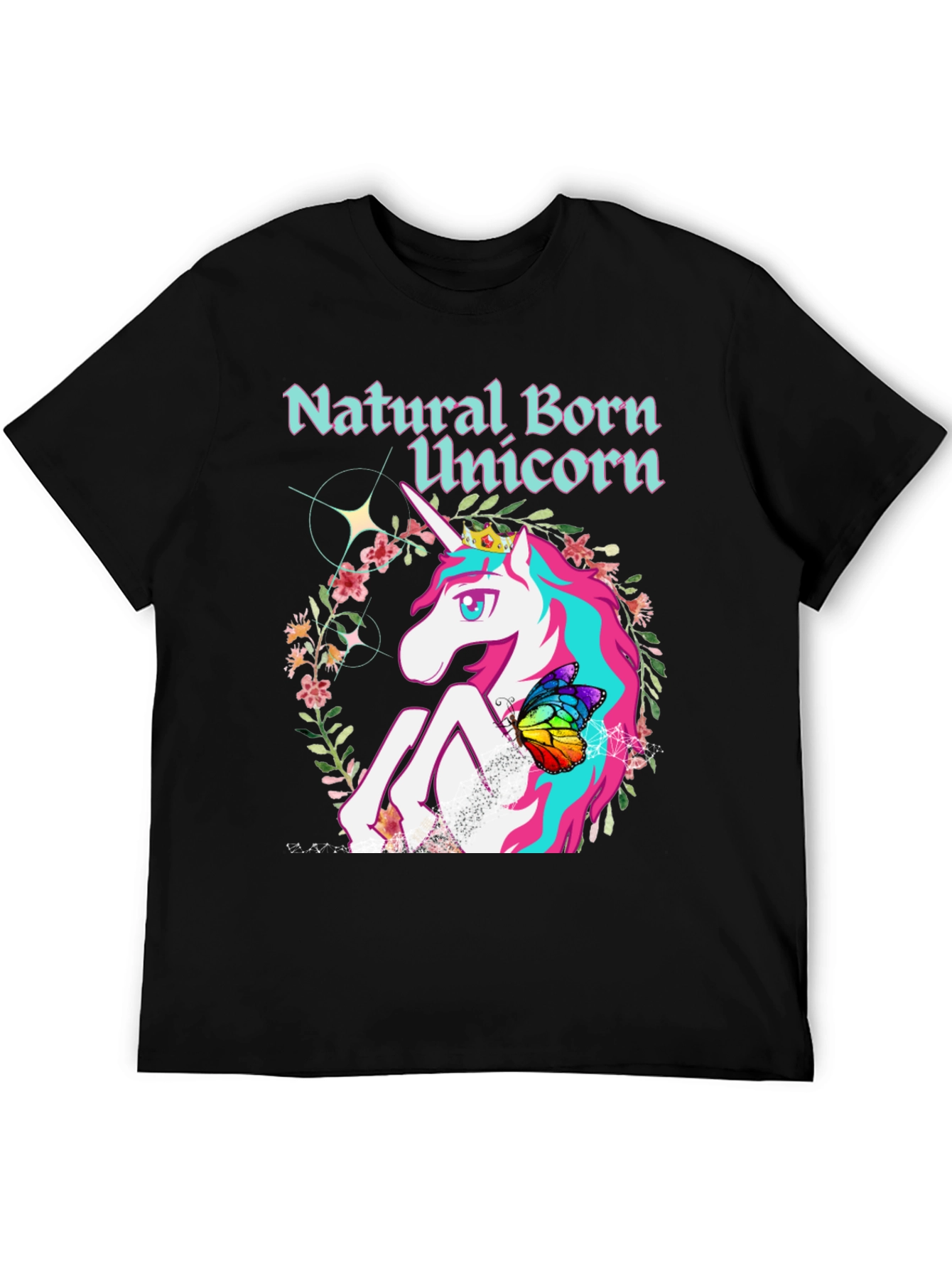 Natural Born Unicorn Graphic T-Shirt