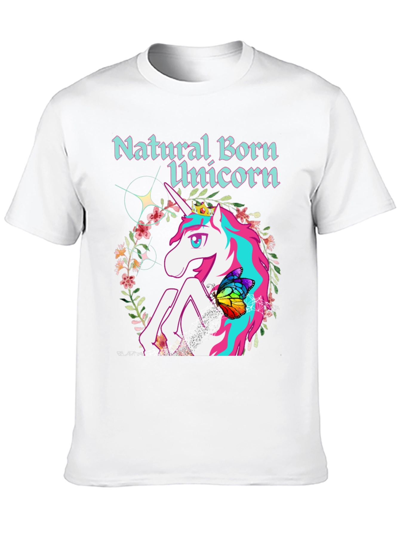 Natural Born Unicorn Graphic T-Shirt