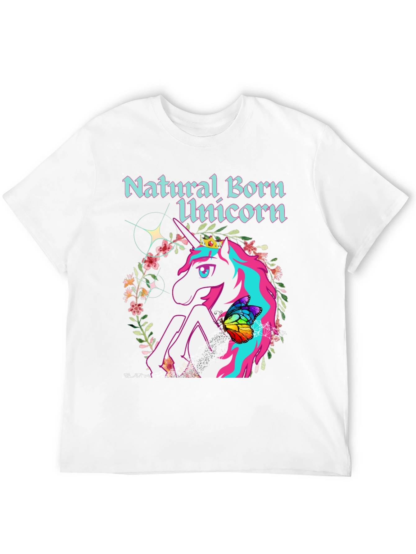 Natural Born Unicorn Graphic T-Shirt