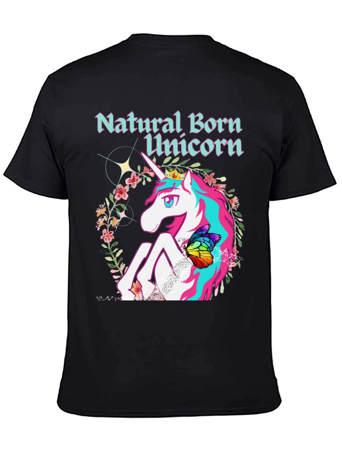 Natural Born Unicorn Graphic T-Shirt
