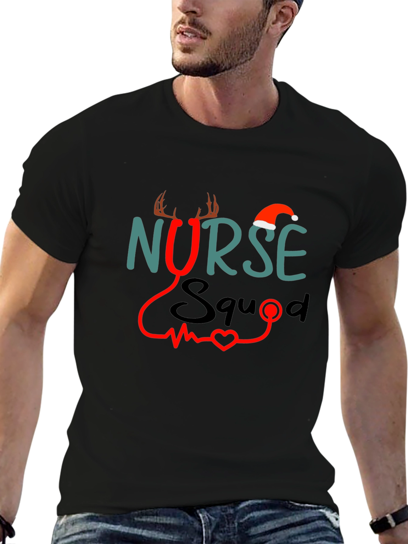 Nurse Squad Christmas Graphic Tee