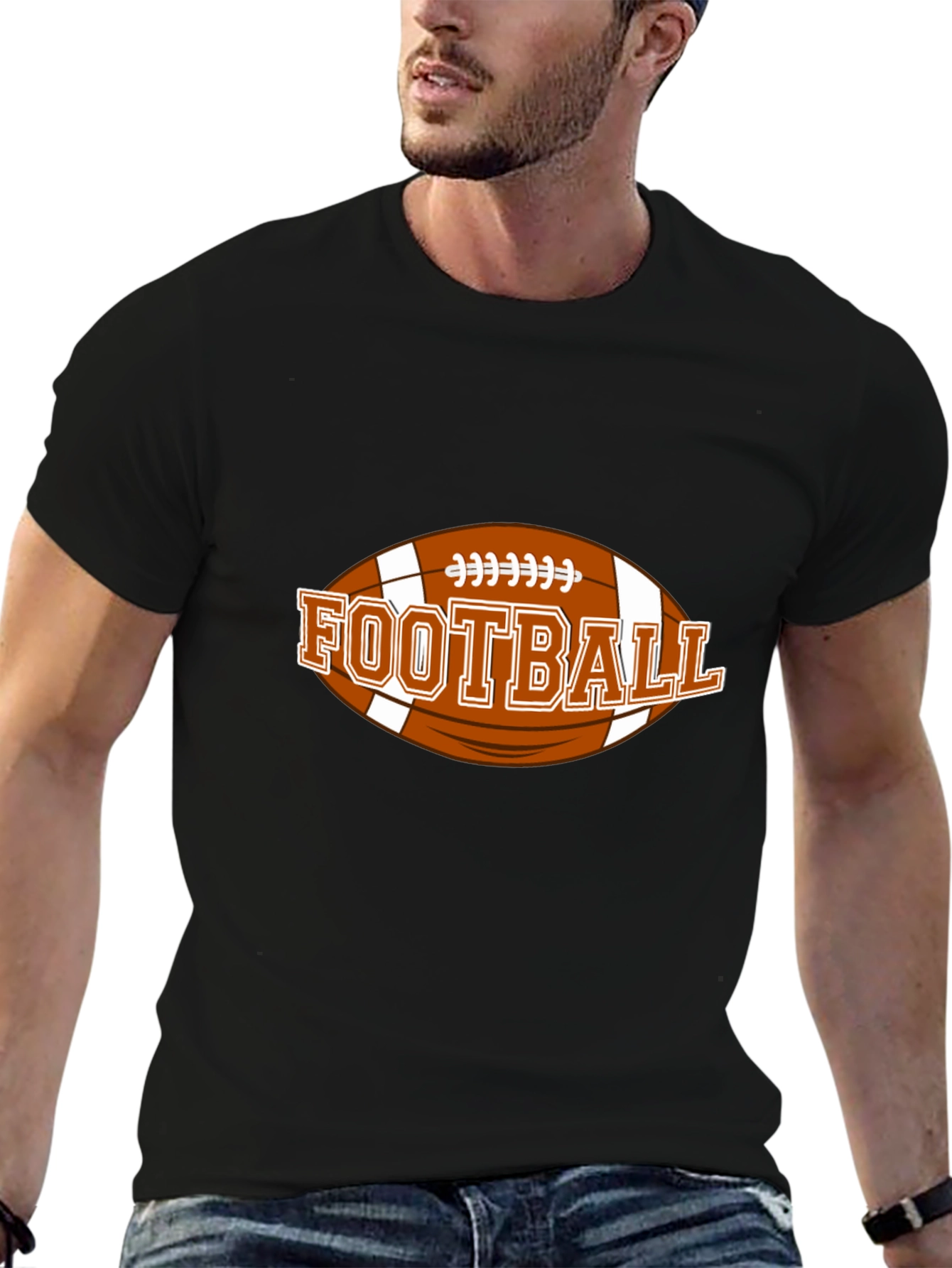 Football Graphic T-Shirt - Sports Fan Apparel