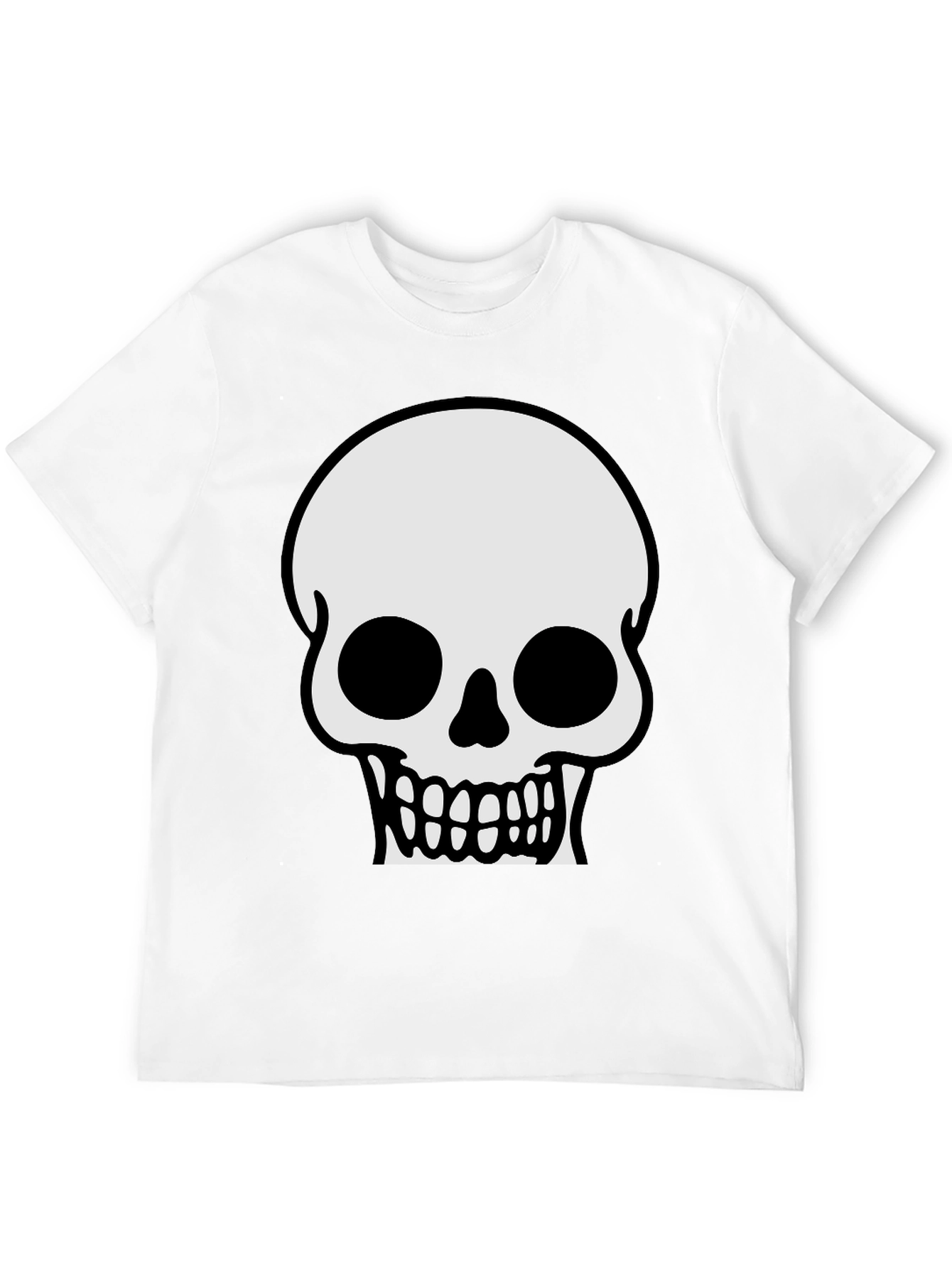 Skull Graphic T-Shirt - Classic Halloween Tee
