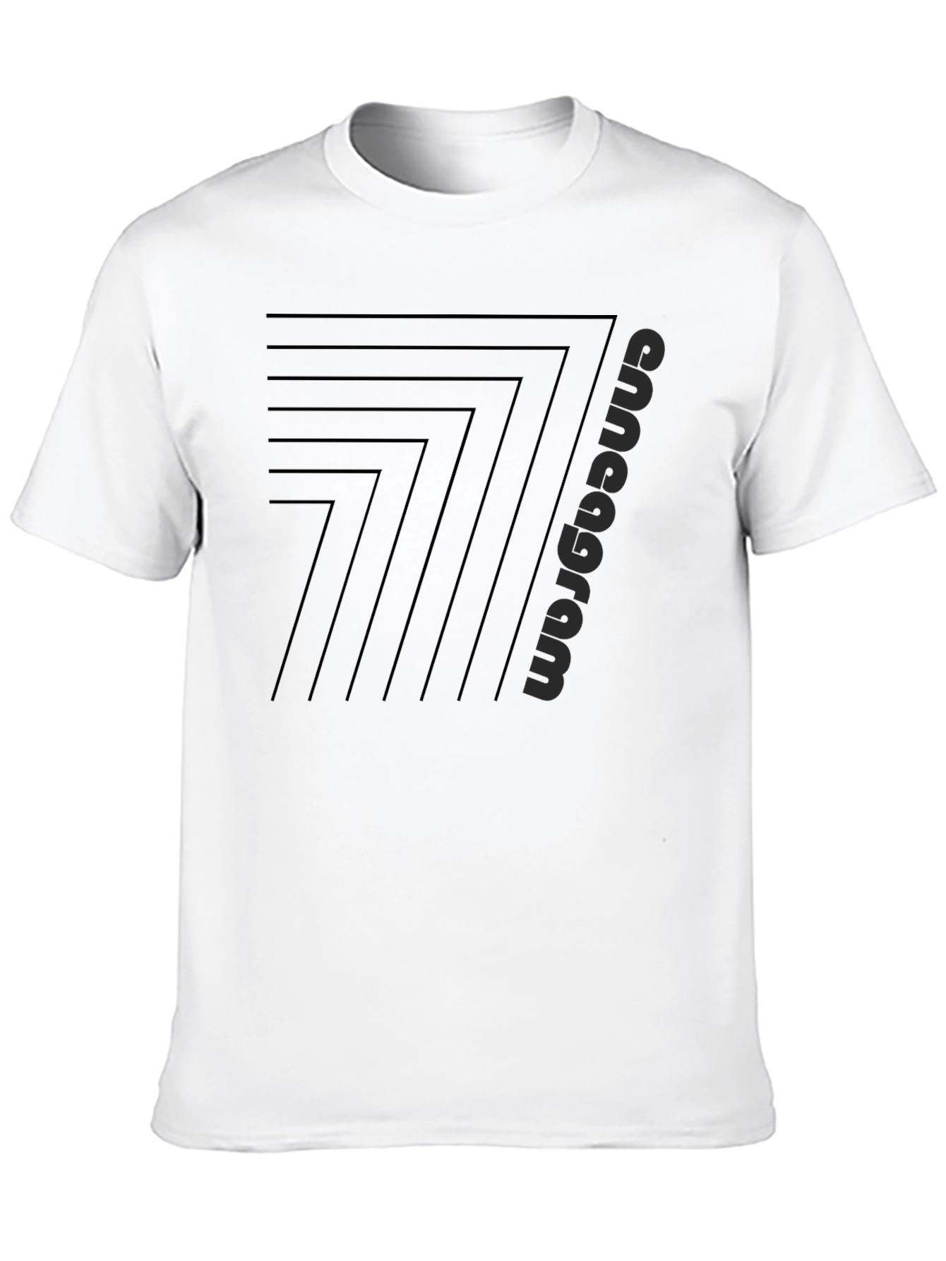 Enneagram Design Black T-Shirt