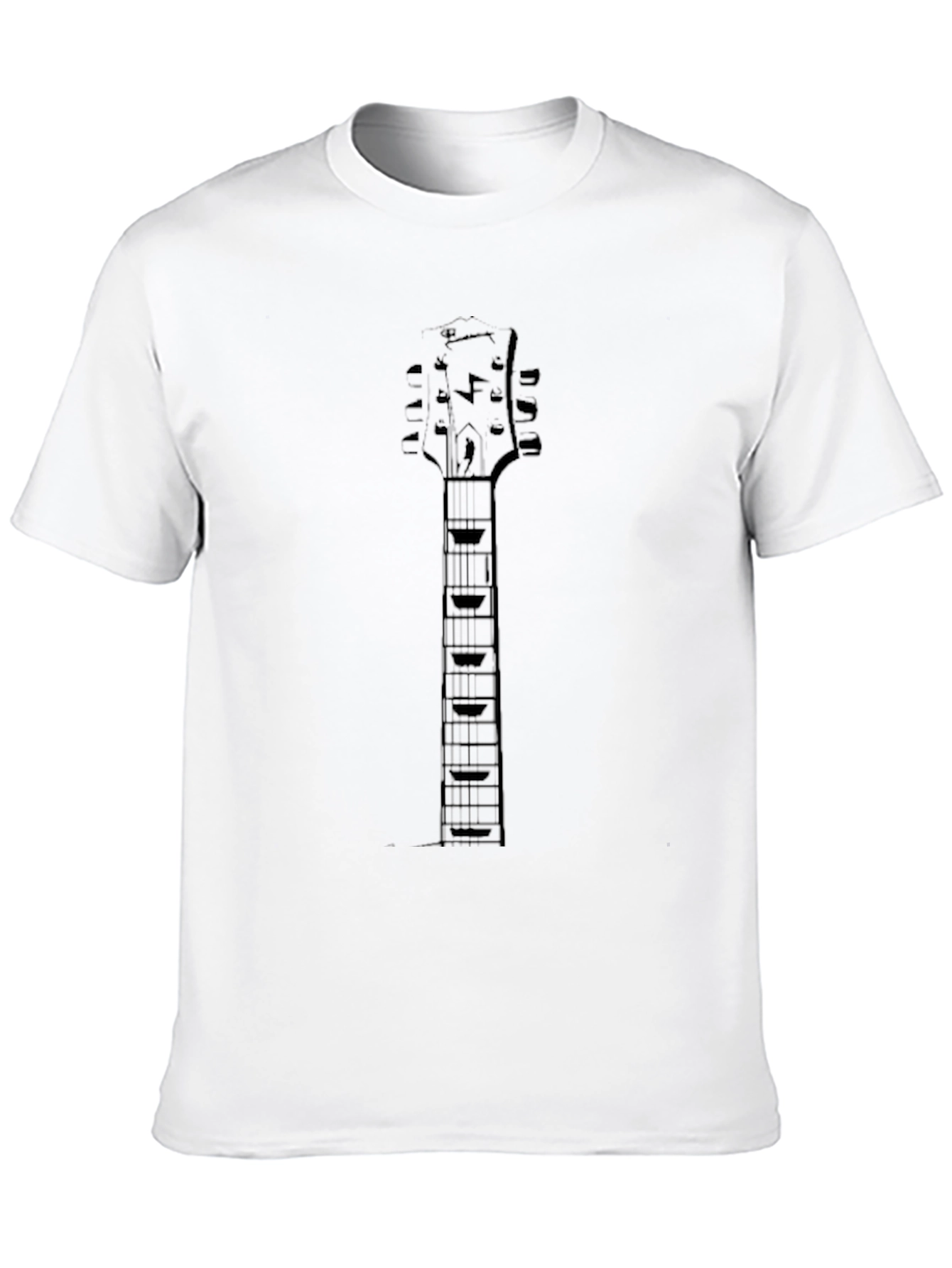 Guitar Neck Graphic Tee - Rocker Style Shirt