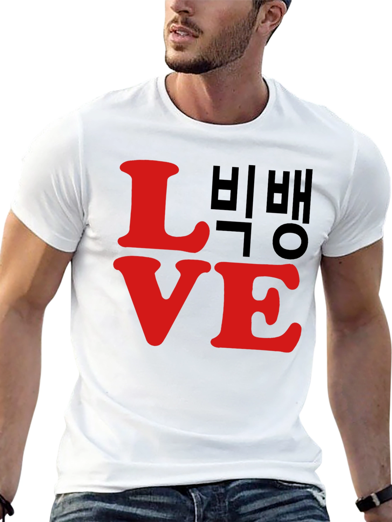 LOVE Bigbang T-Shirt Black Cotton Graphic Tee