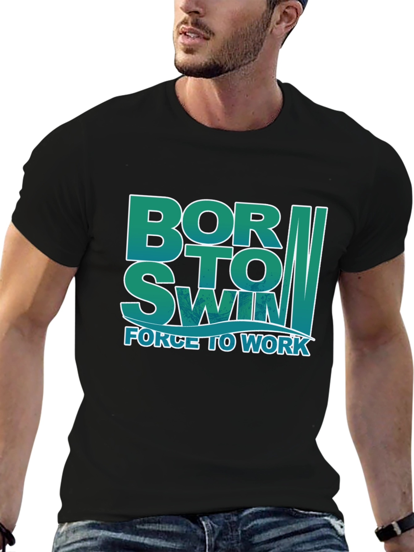 Born to Swim Graphic T-Shirt