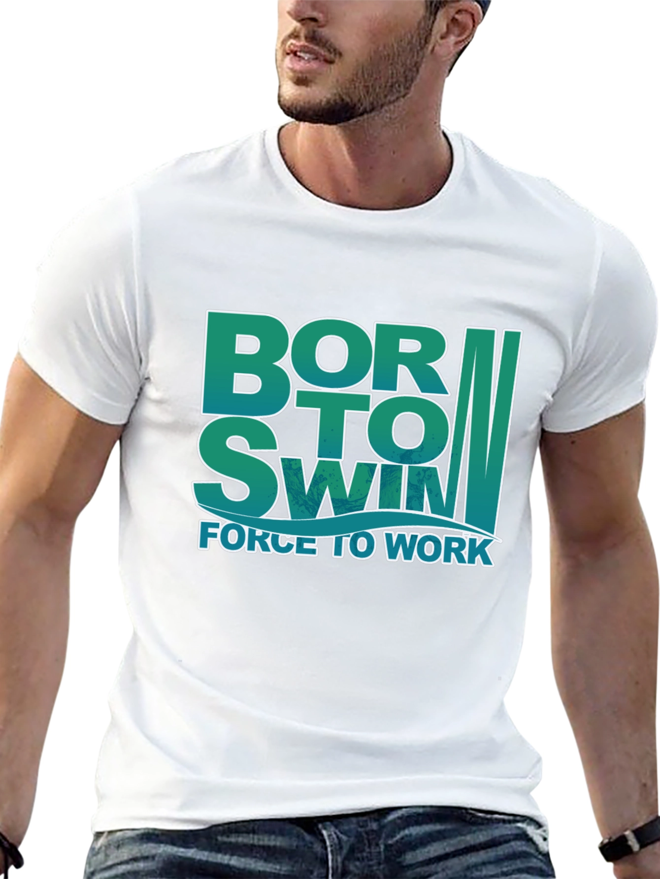 Born to Swim Graphic T-Shirt