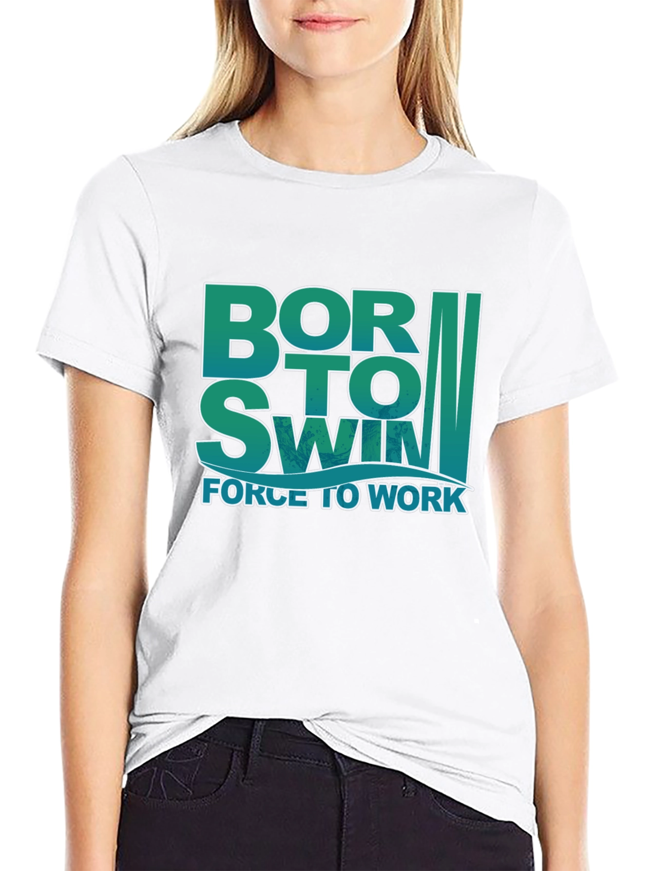Born to Swim Graphic T-Shirt