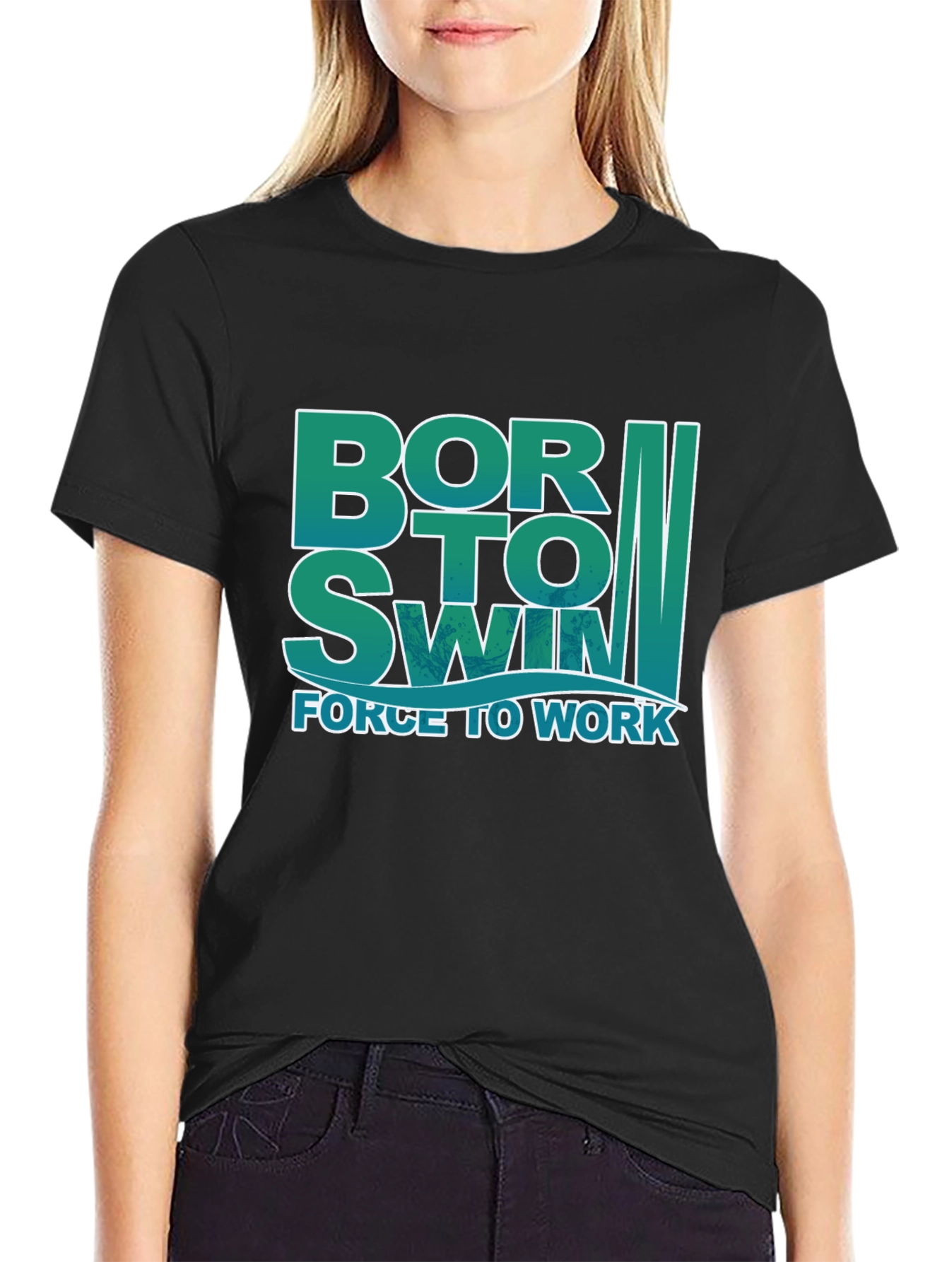 Born to Swim Graphic T-Shirt