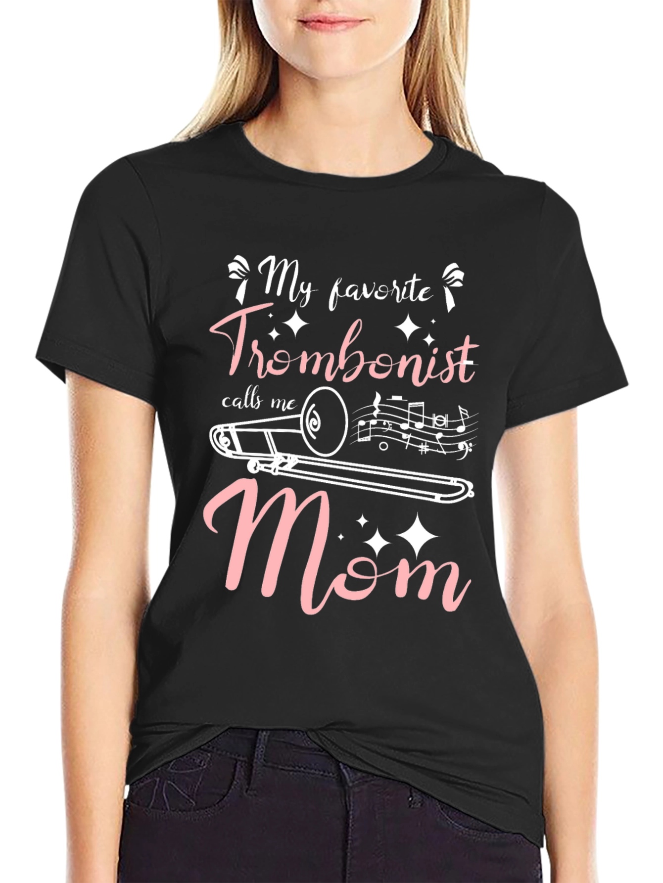 Trombonist Mom Graphic T-Shirt