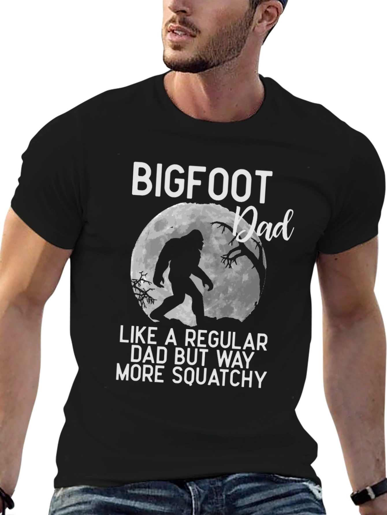 Bigfoot Dad T-Shirt - Squatchy Humor