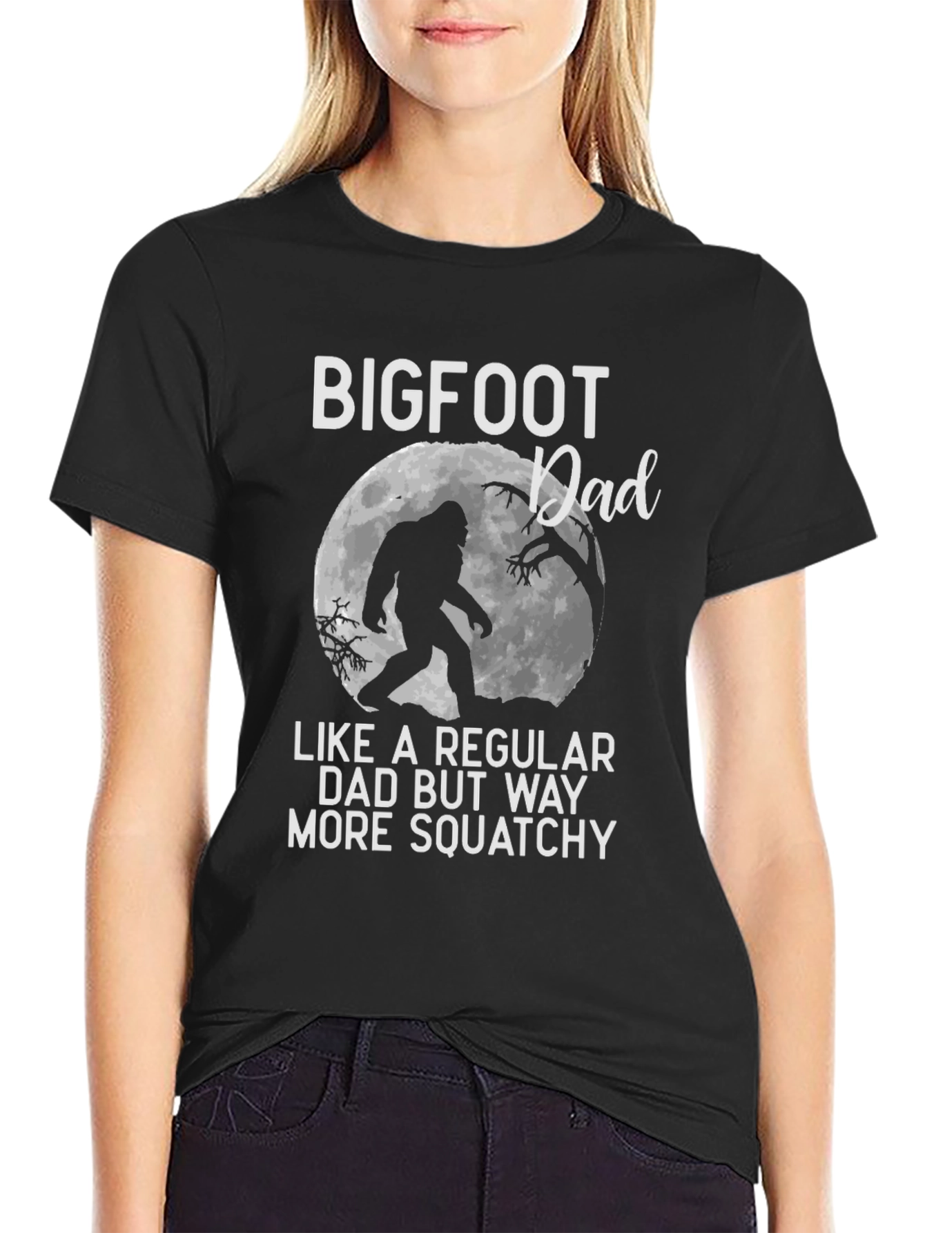 Bigfoot Dad T-Shirt - Squatchy Humor