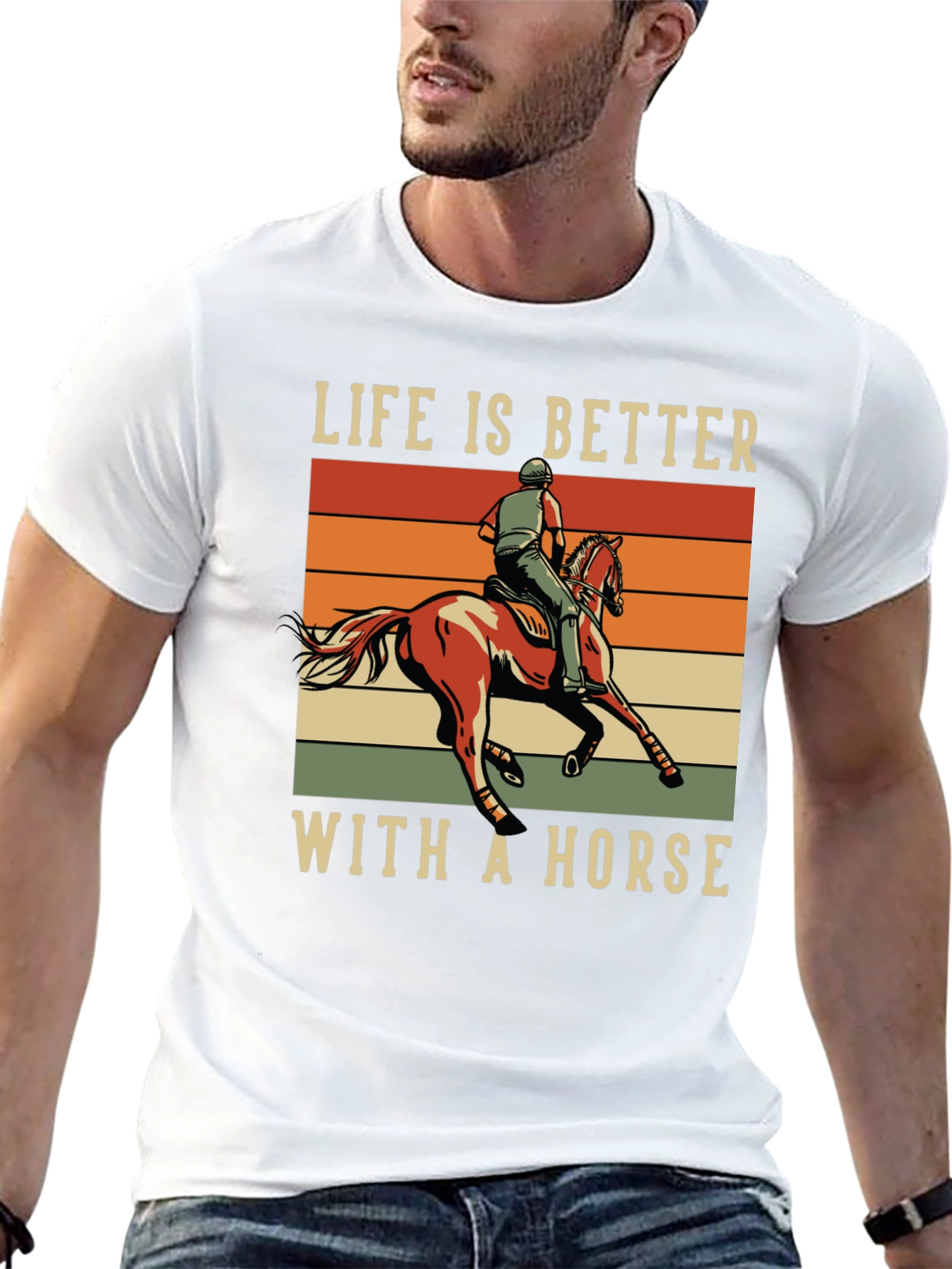 Life is Better With a Horse Graphic Tee