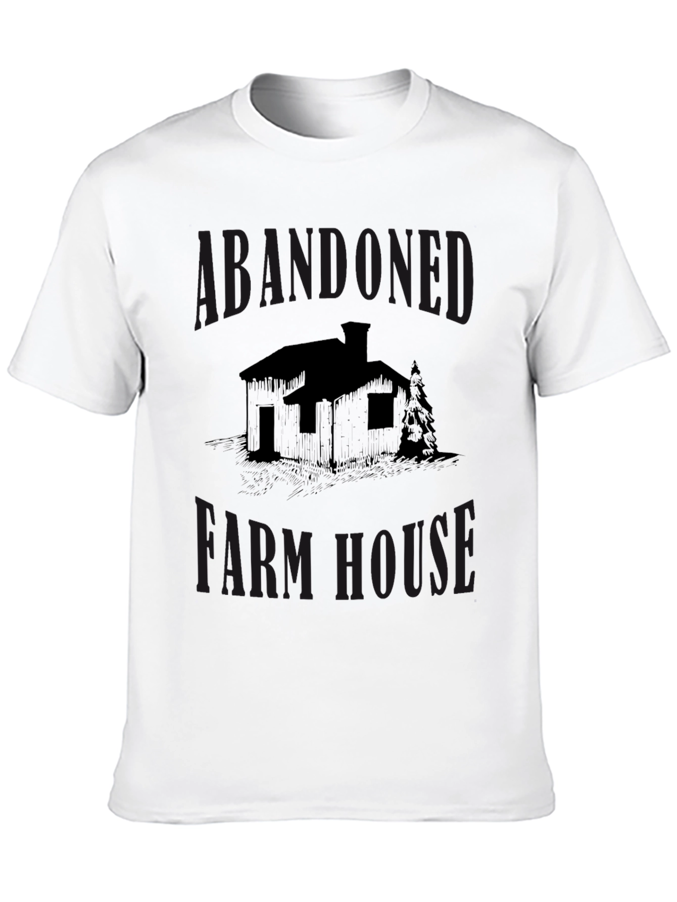 Abandoned Farmhouse Graphic Tee - Black