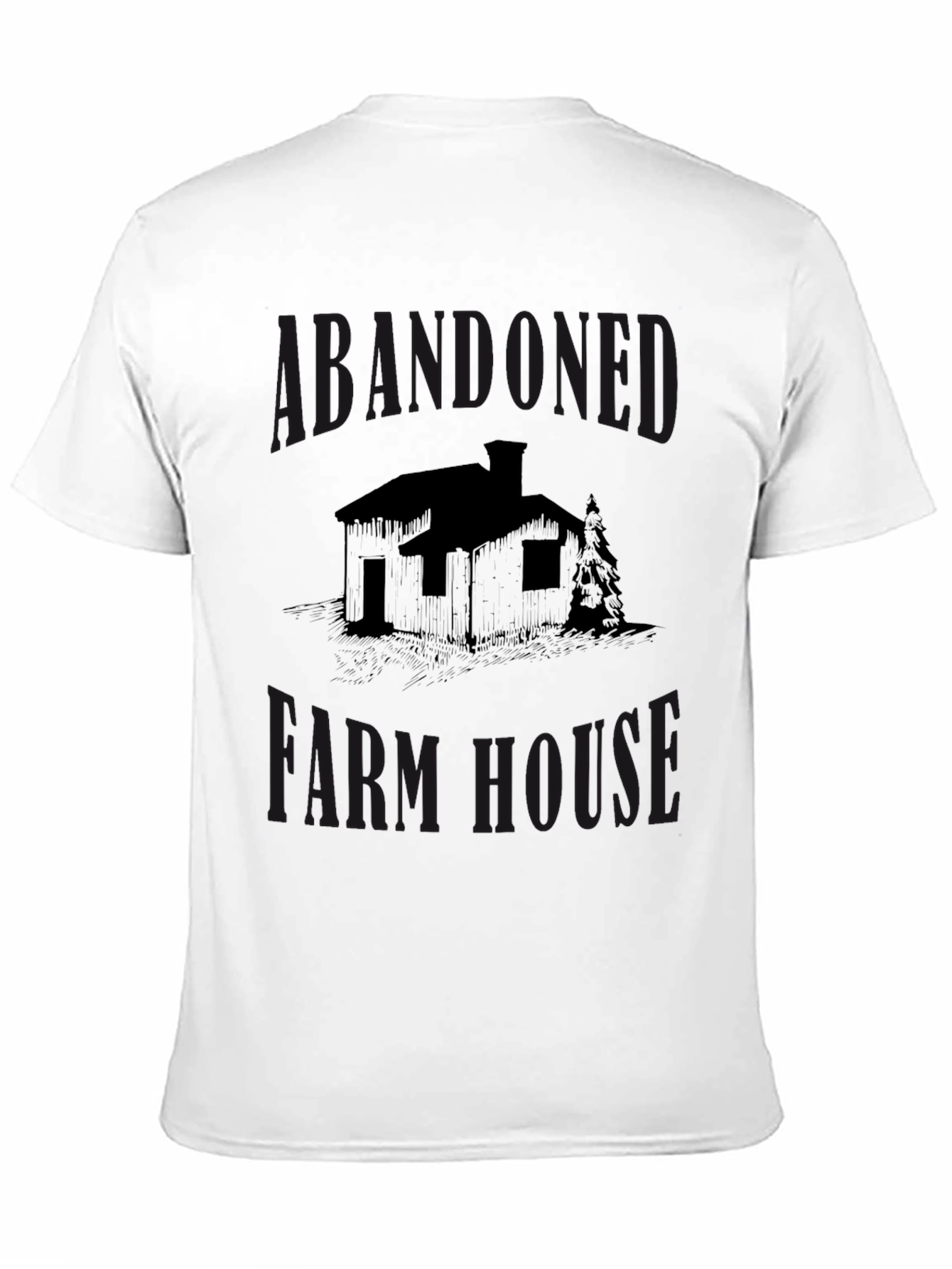 Abandoned Farmhouse Graphic Tee - Black