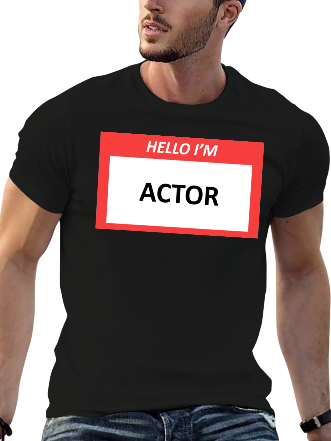 Hello Im ACTOR T-Shirt - Funny Profession Tee