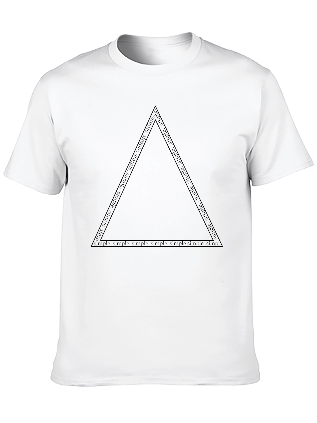 Simple Statement Black Tee