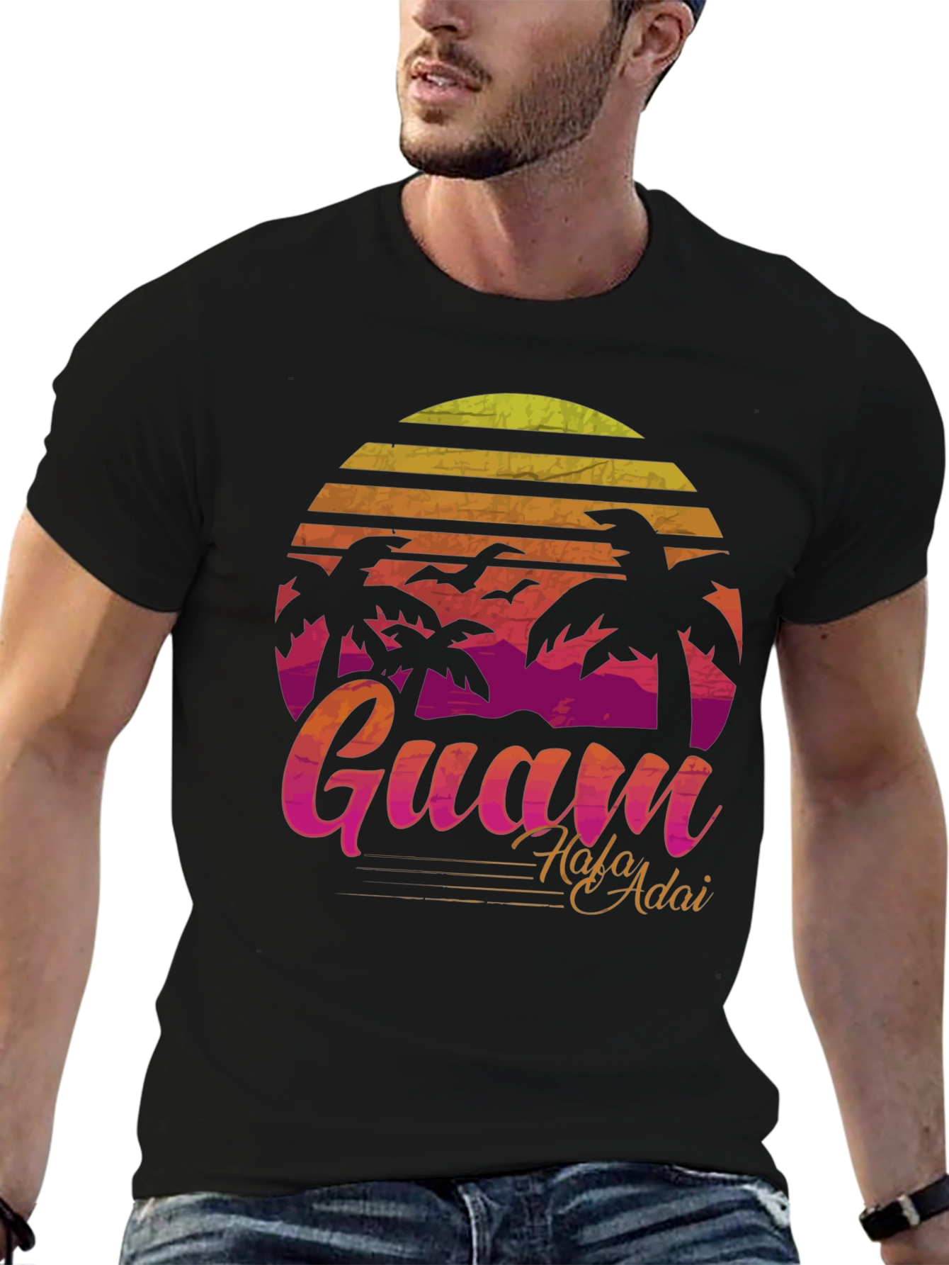 Guam Hafa Adai Sunset T-Shirt