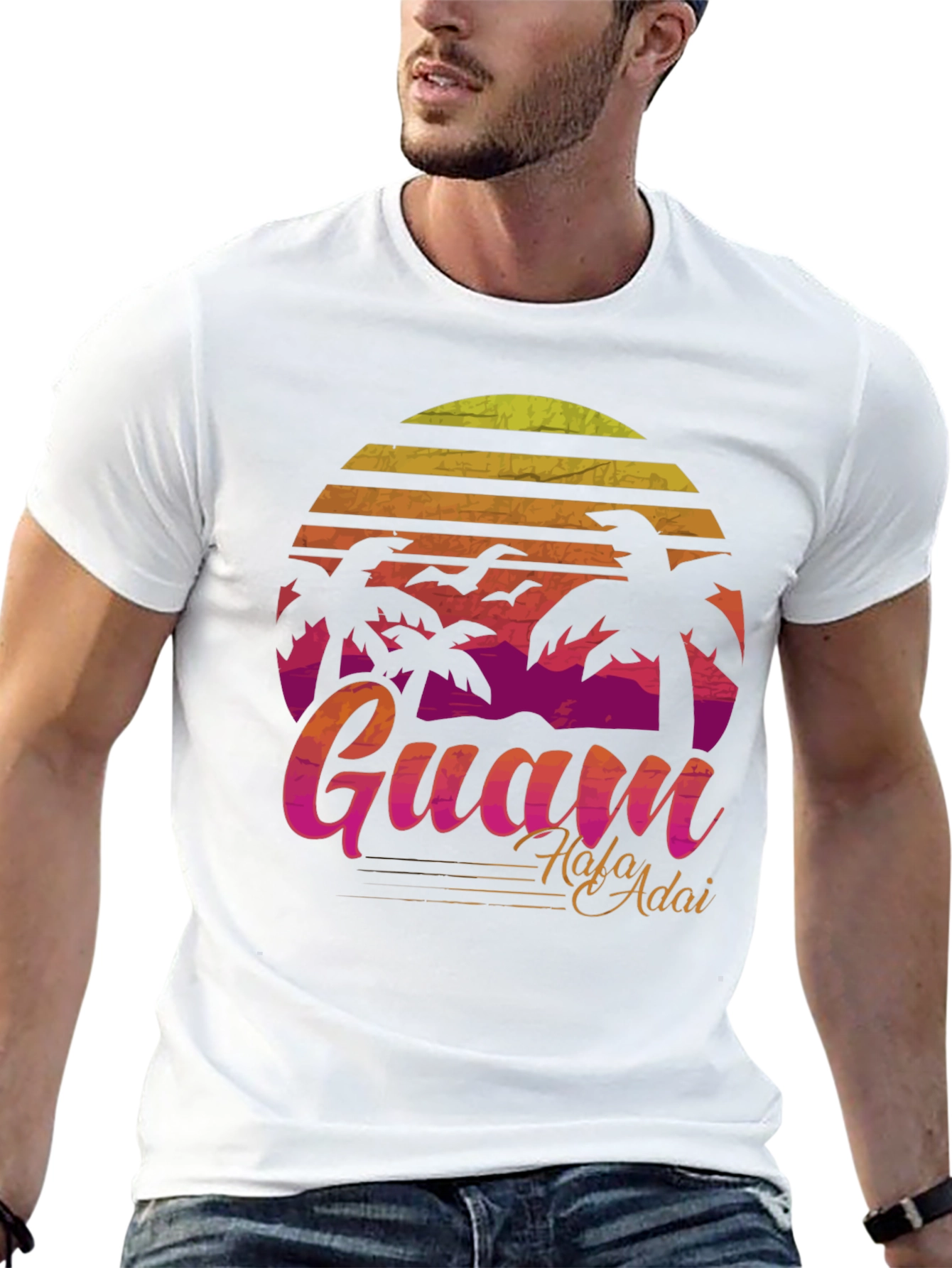 Guam Hafa Adai Sunset T-Shirt