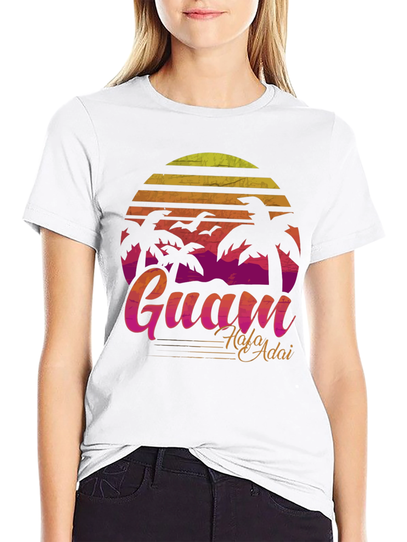 Guam Hafa Adai Sunset T-Shirt