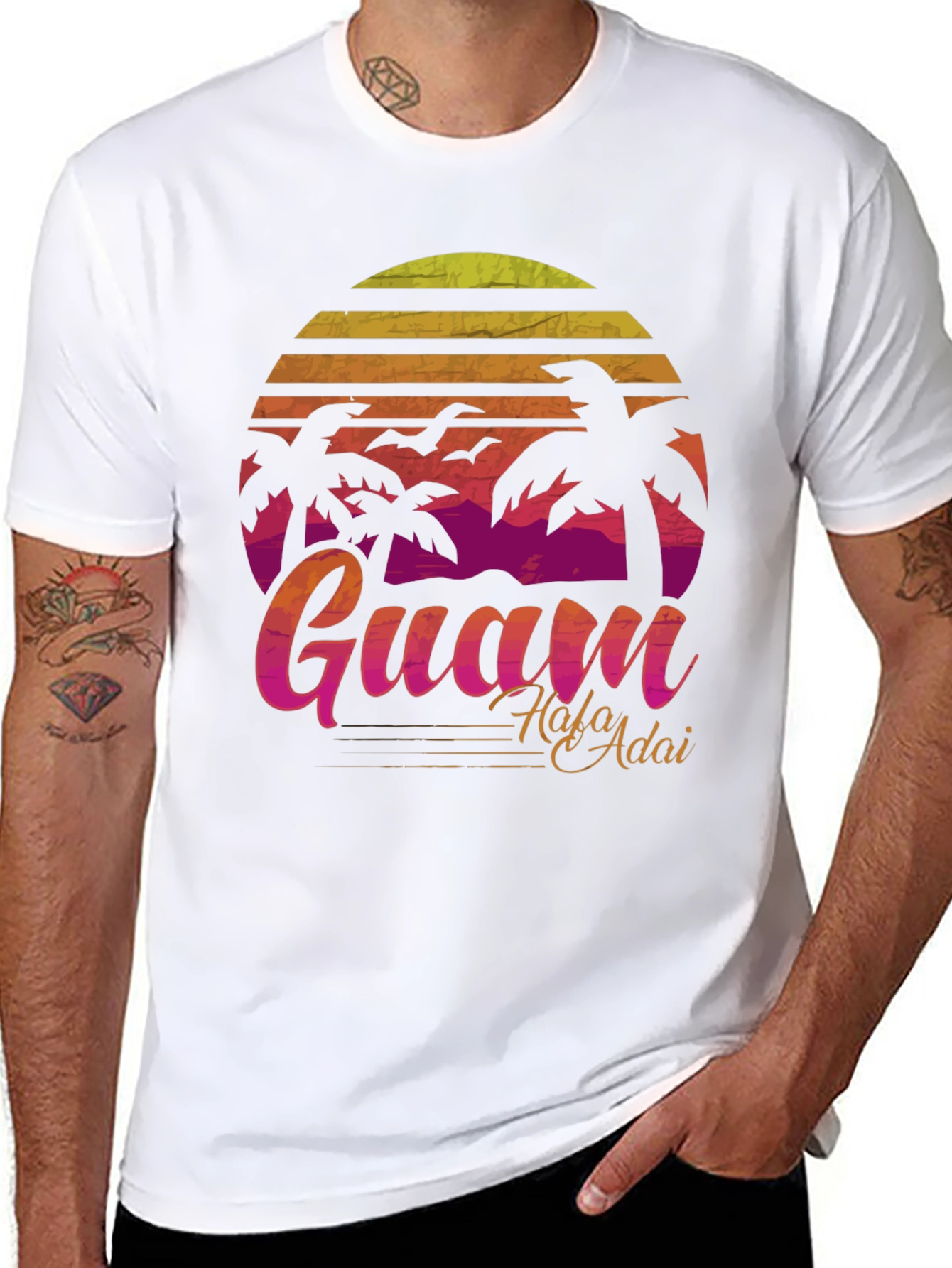 Guam Hafa Adai Sunset T-Shirt