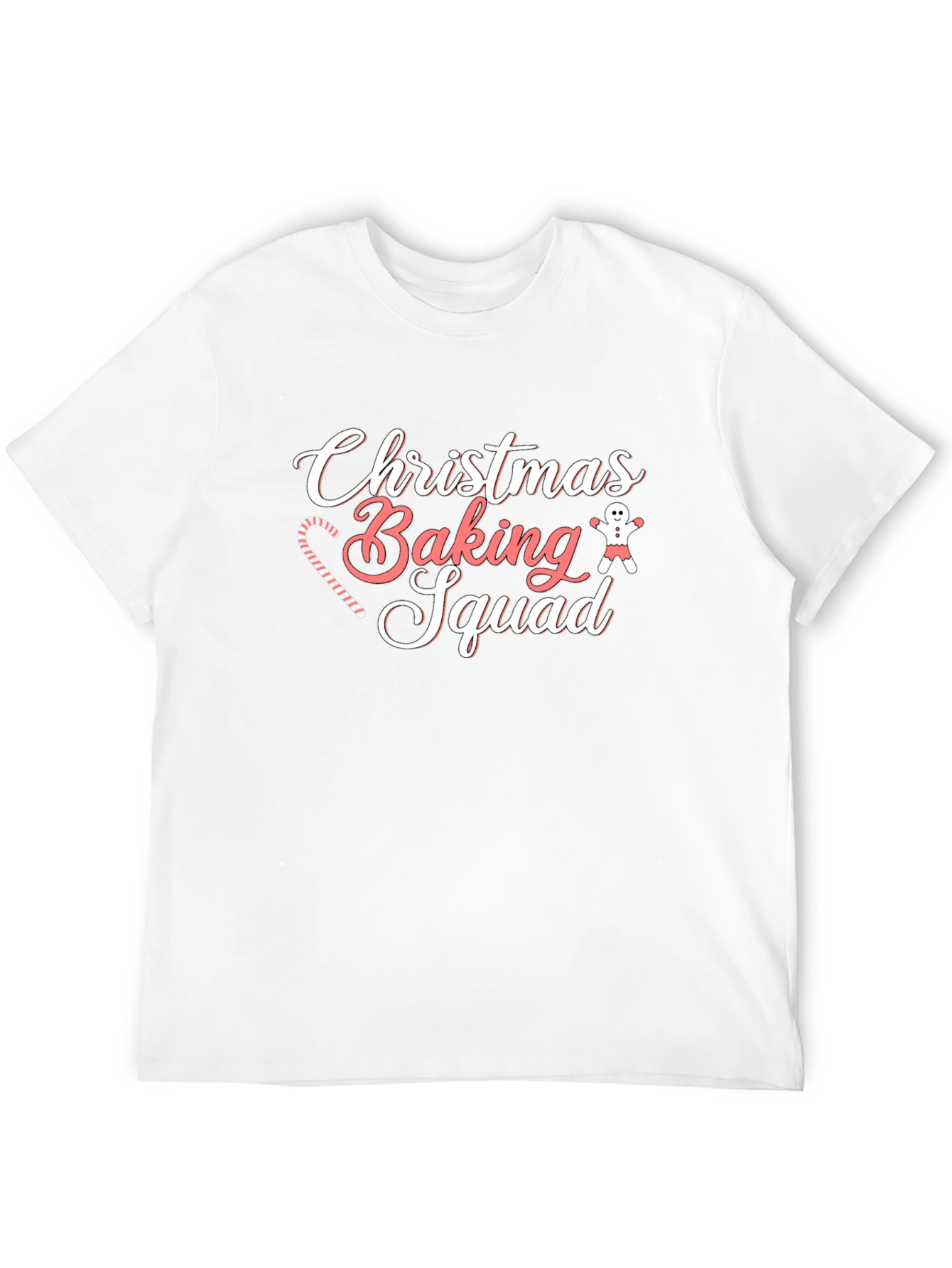 Christmas Baking Squad Black T-Shirt