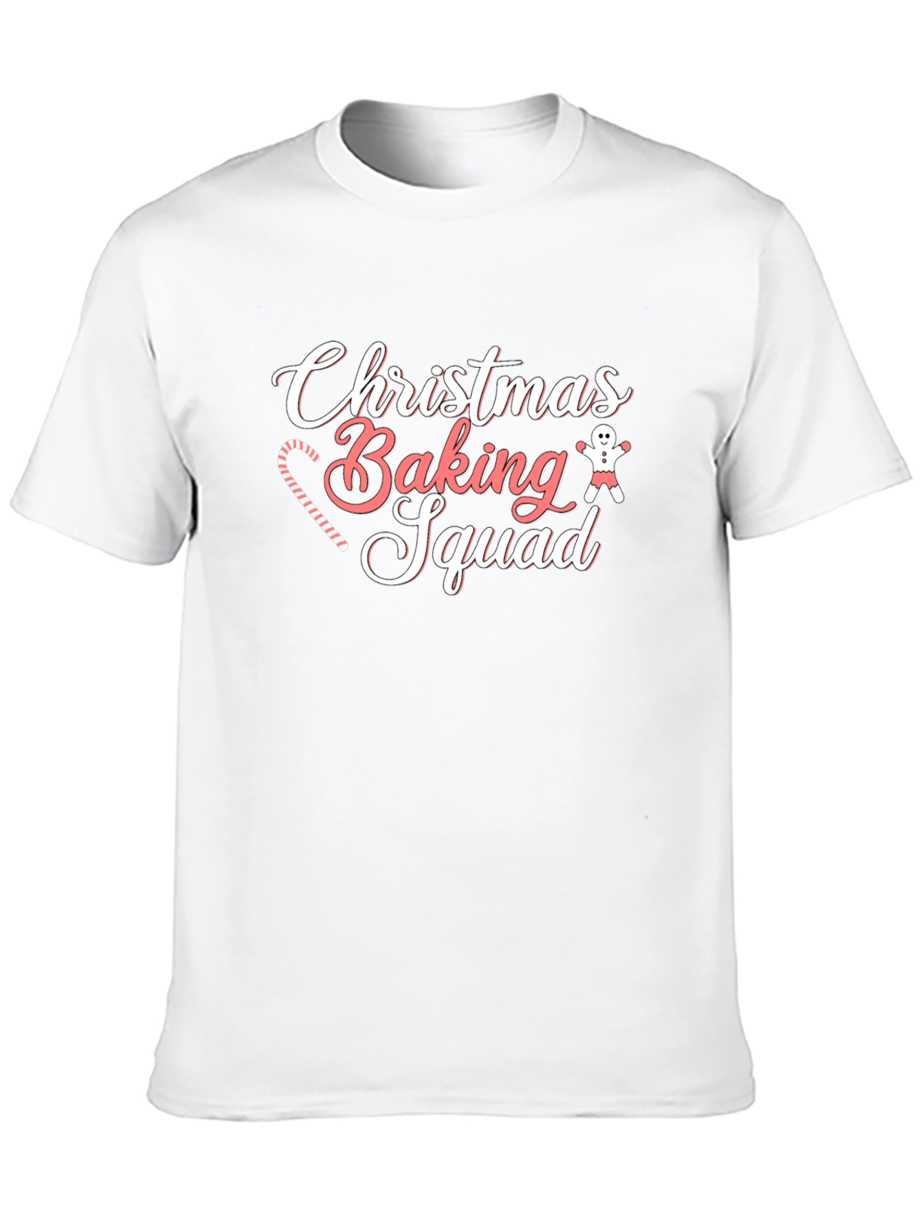 Christmas Baking Squad Black T-Shirt