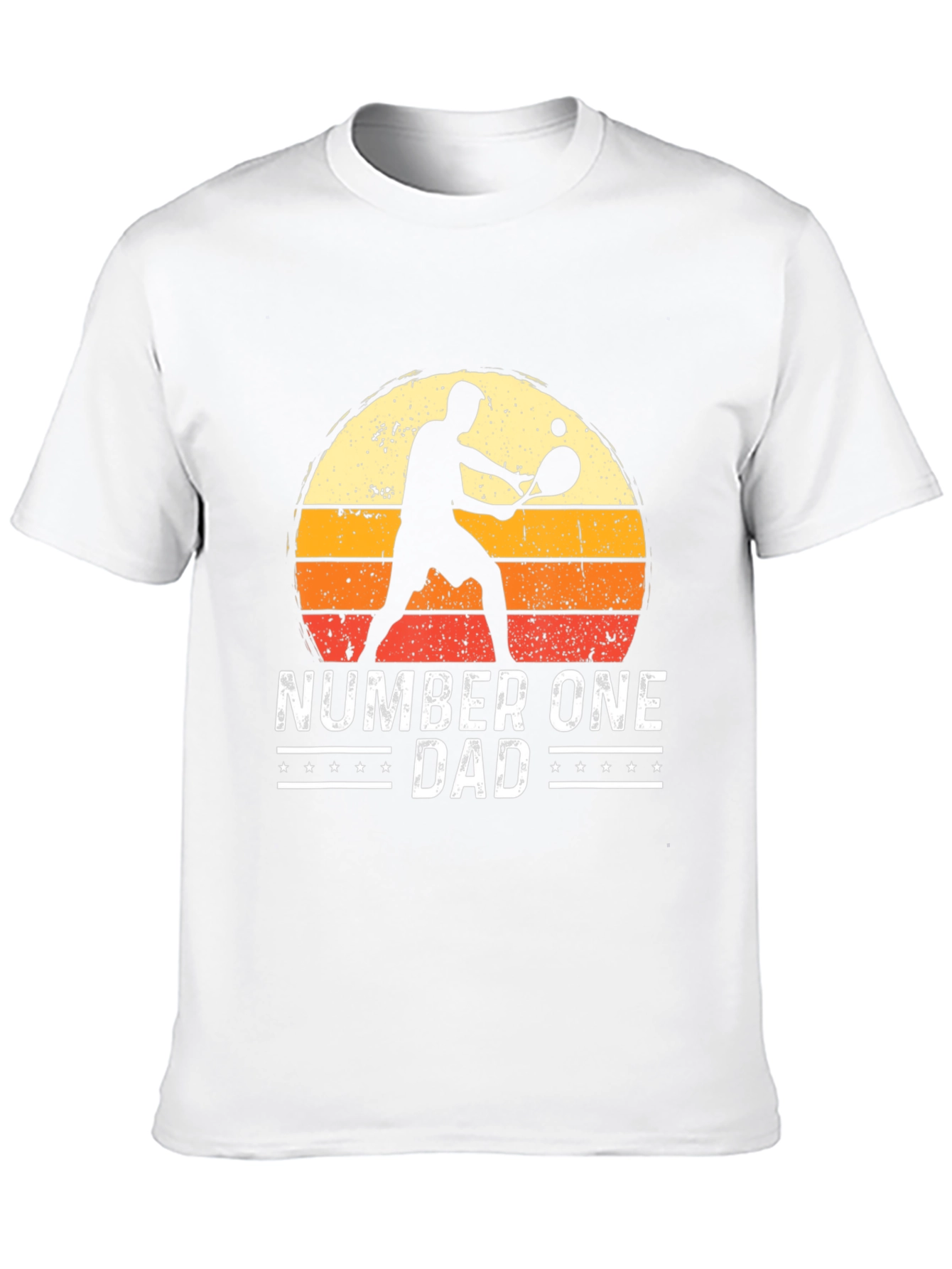 Number One Dad Tennis Graphic Tee