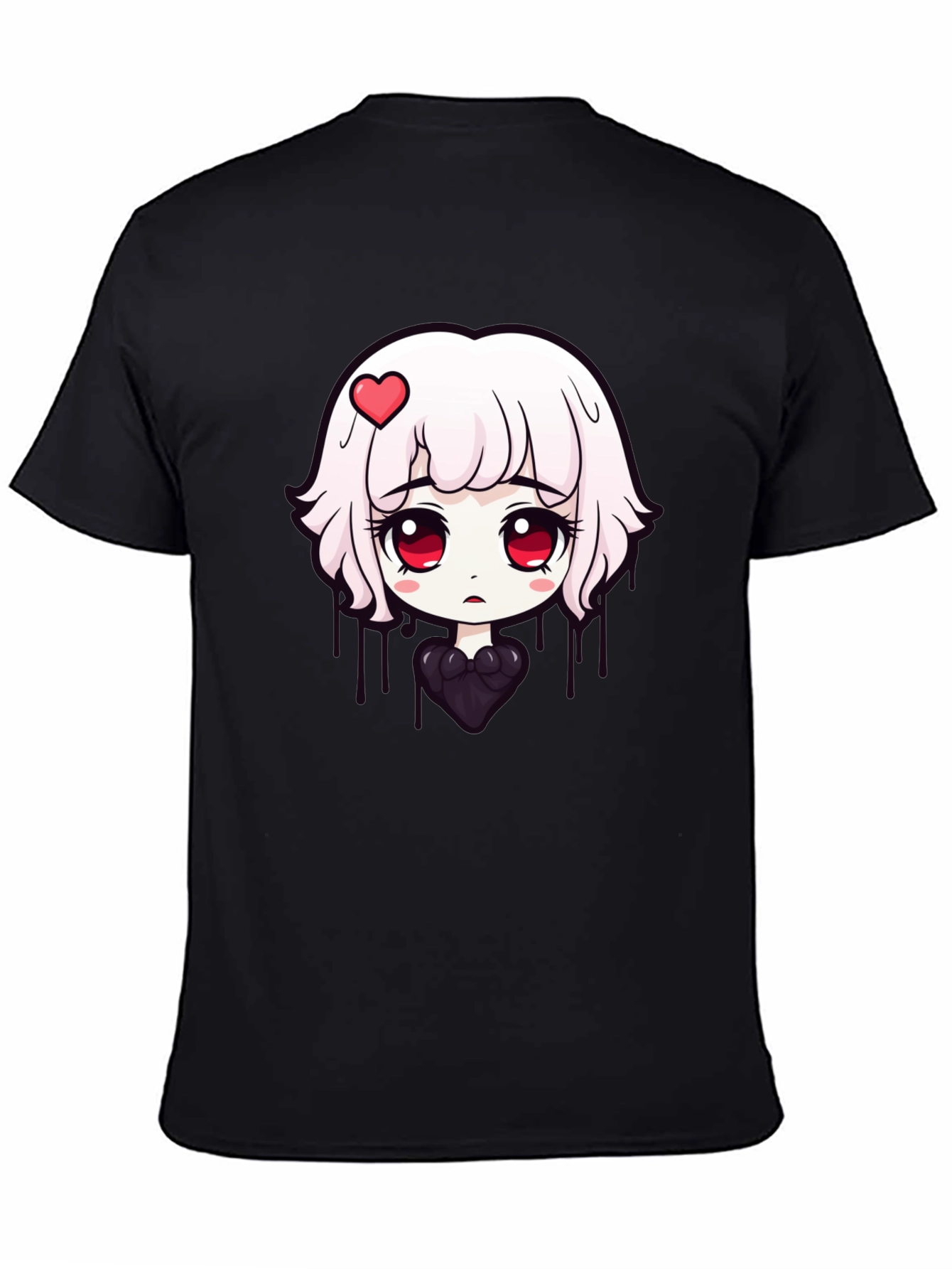 Anime Girl Graphic Tee - Soft Cotton T-Shirt