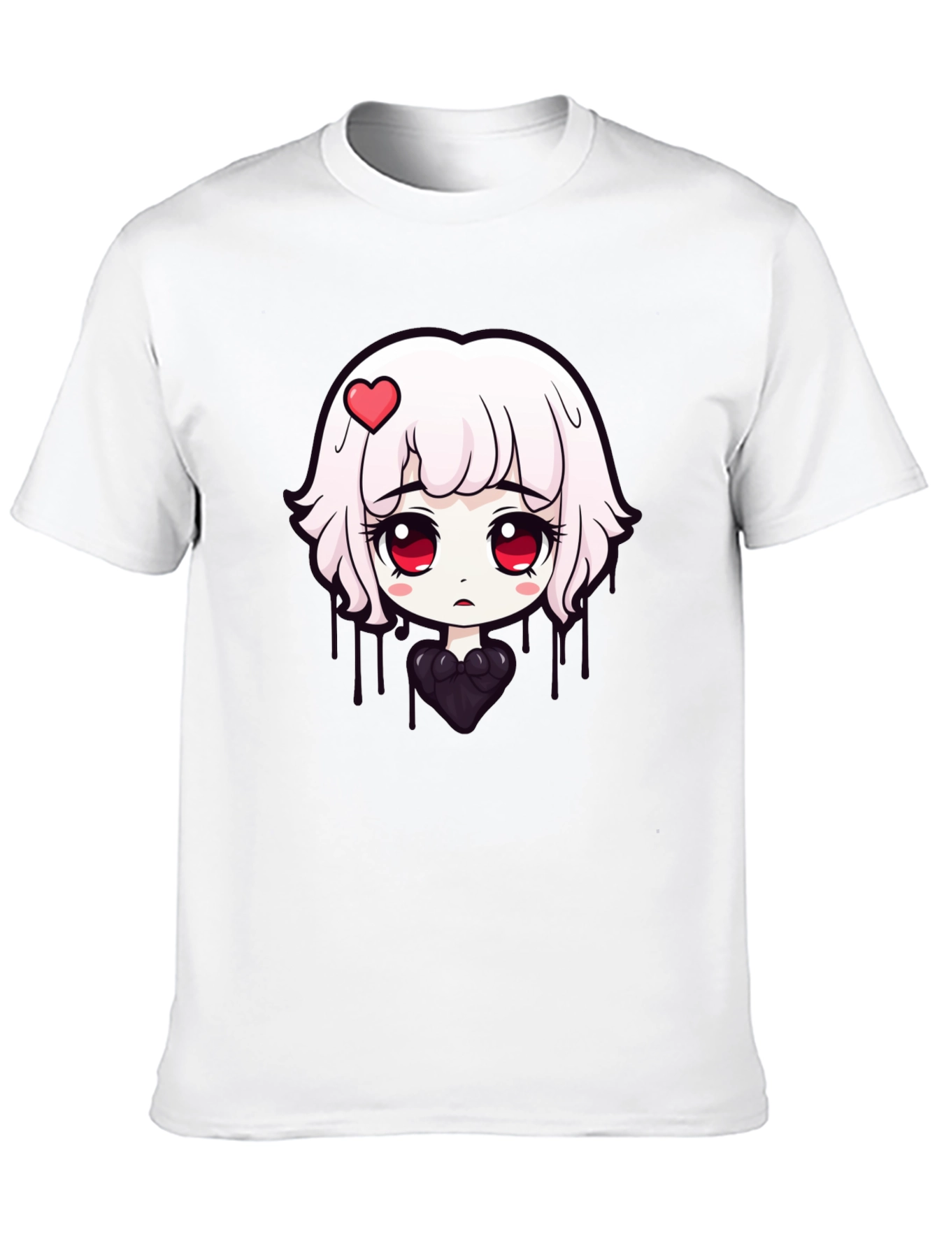 Anime Girl Graphic Tee - Soft Cotton T-Shirt