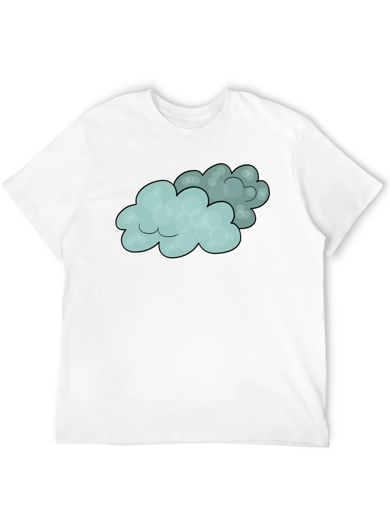 Cloud Graphic Black Tee