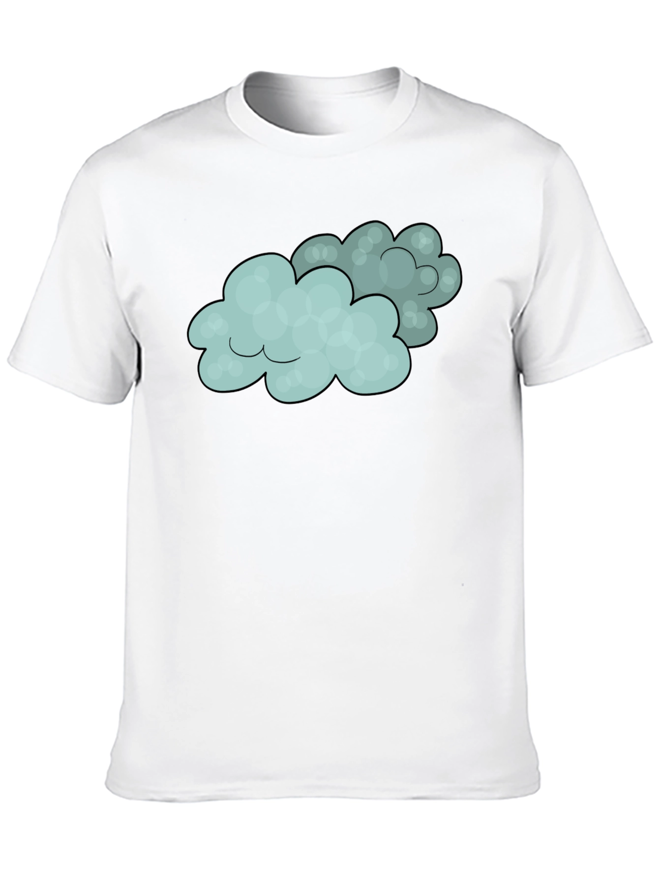 Cloud Graphic Black Tee