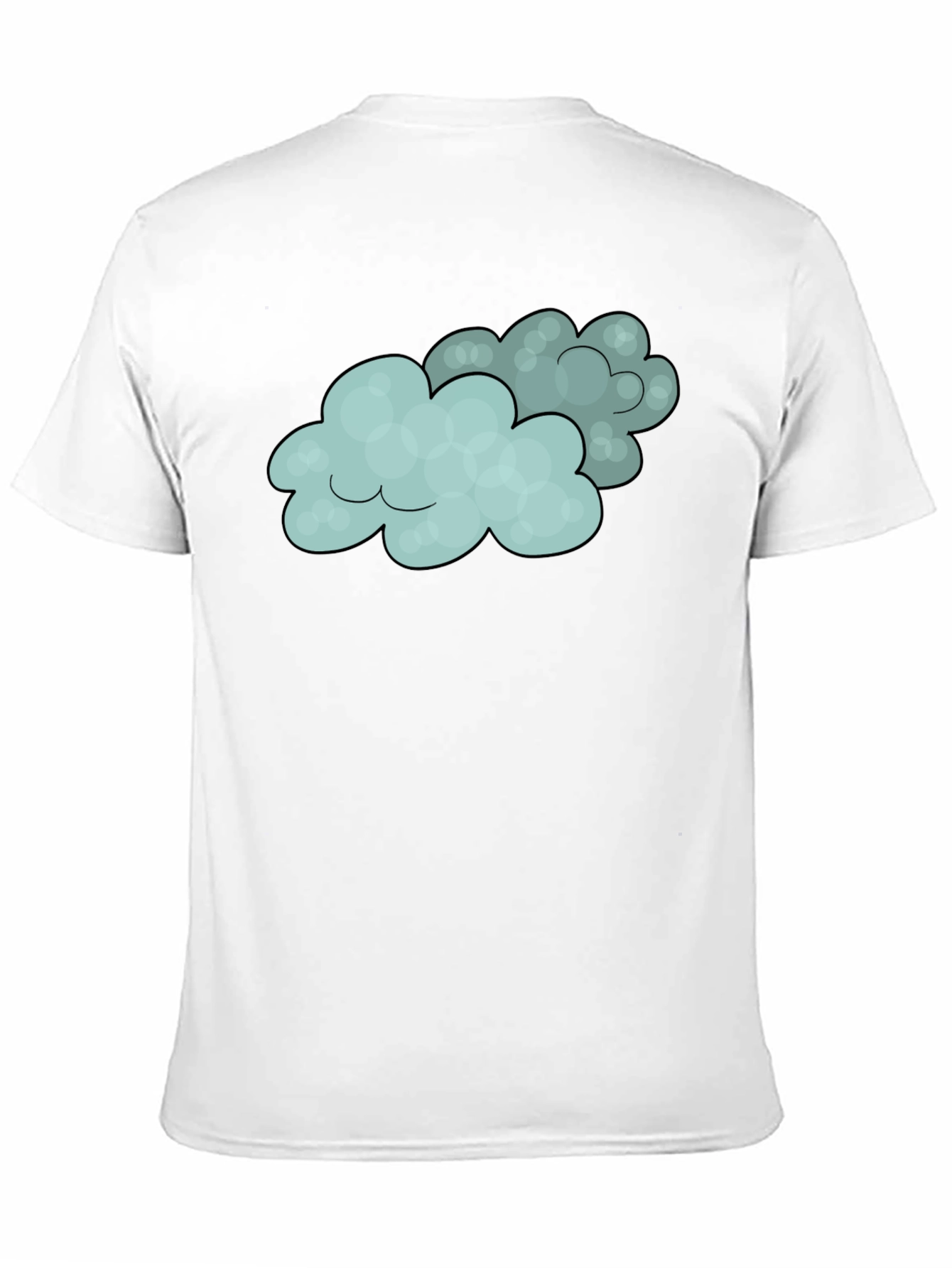 Cloud Graphic Black Tee