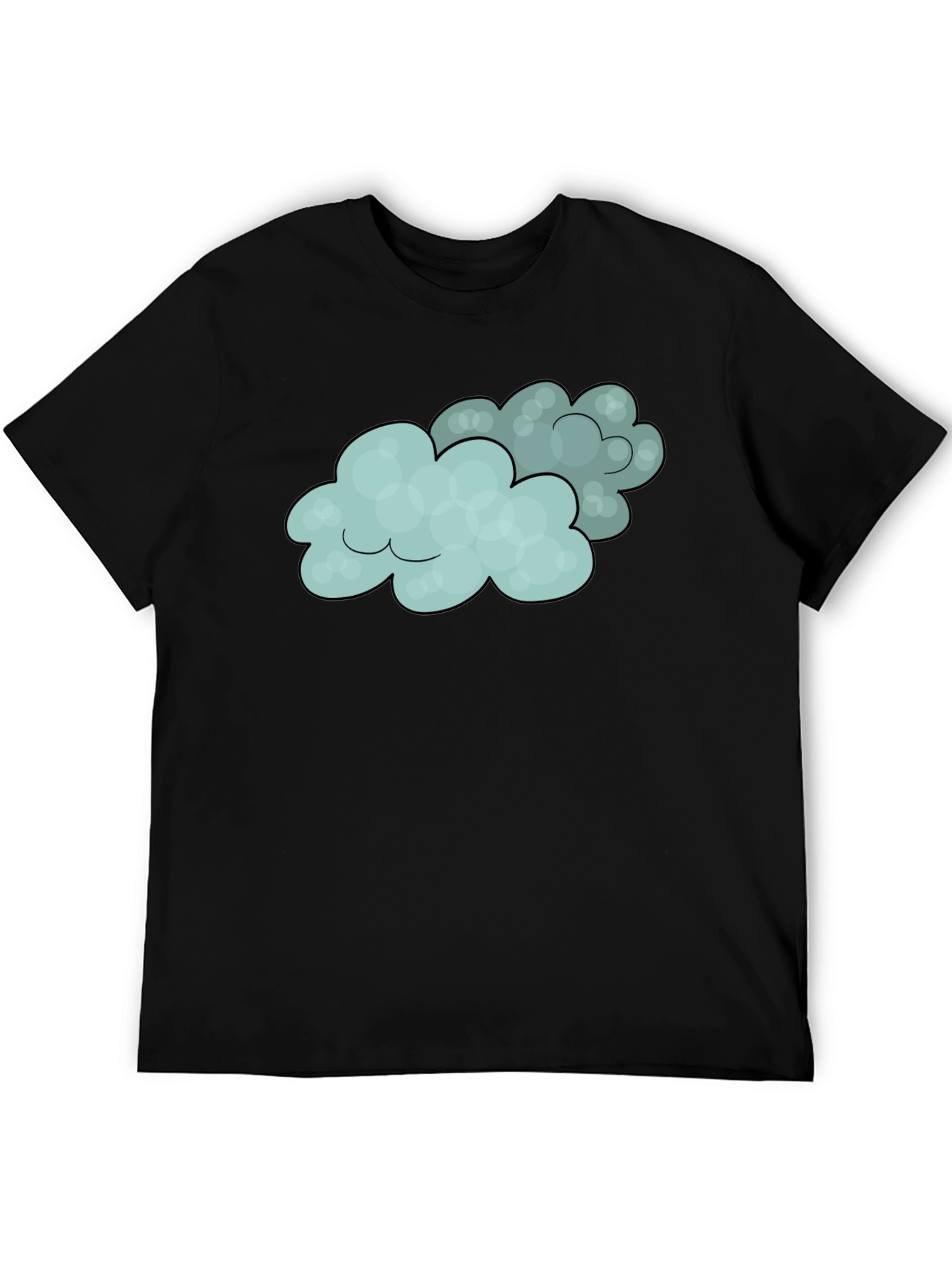 Cloud Graphic Black Tee
